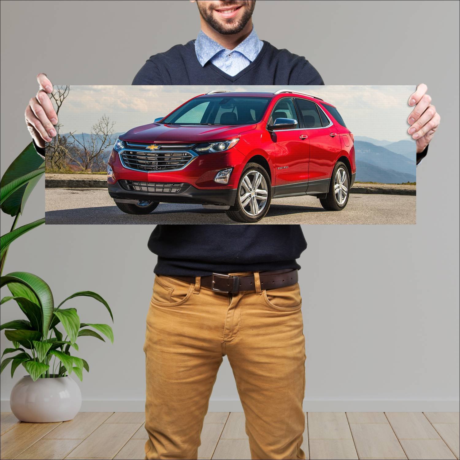 Cuadro grande 30x80cm 2018 chevrolet equinox premi 178 Chevrolet
