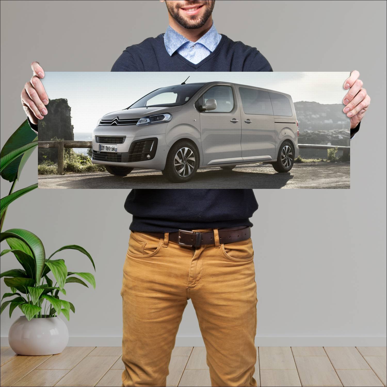 Cuadro grande 30x80cm 2016 citroen spacetourer 390 69 Citroen