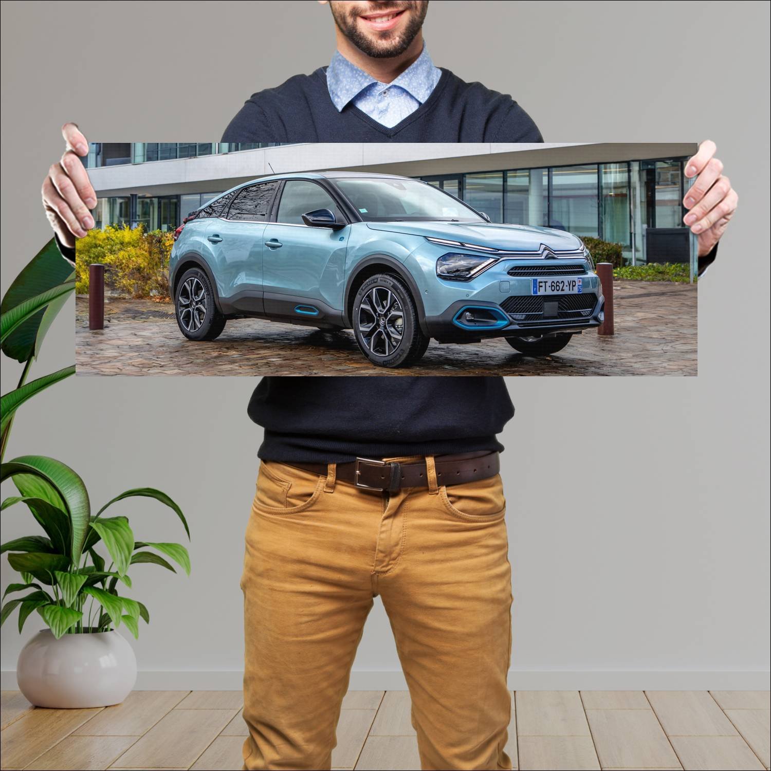 Cuadro grande 30x80cm 2020 citroen e c4 auto 96 Citroen