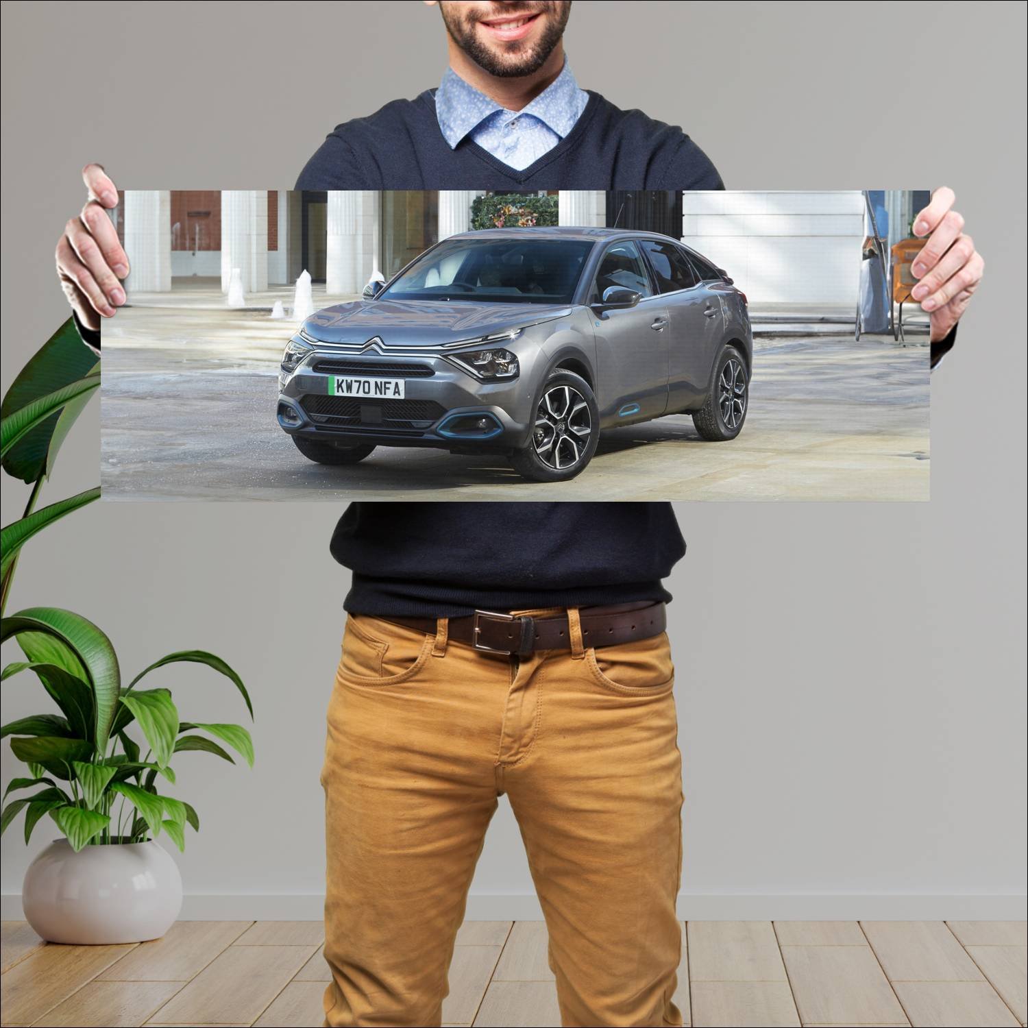 Cuadro grande 30x80cm 2021 citroen e c4 uk auto 102 Citroen