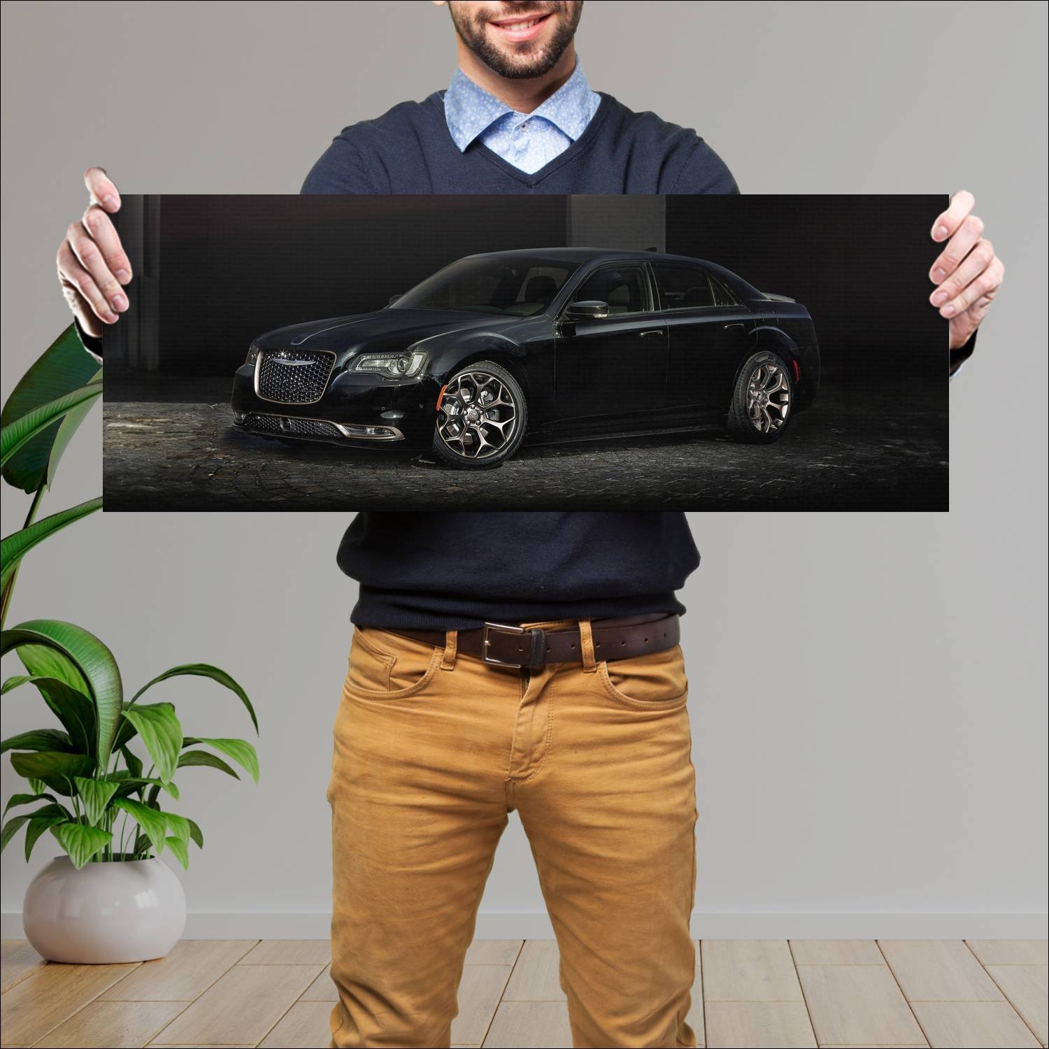 Cuadro grande 30x80cm 2016 chrysler 300s alloy edi 50 Chrysler