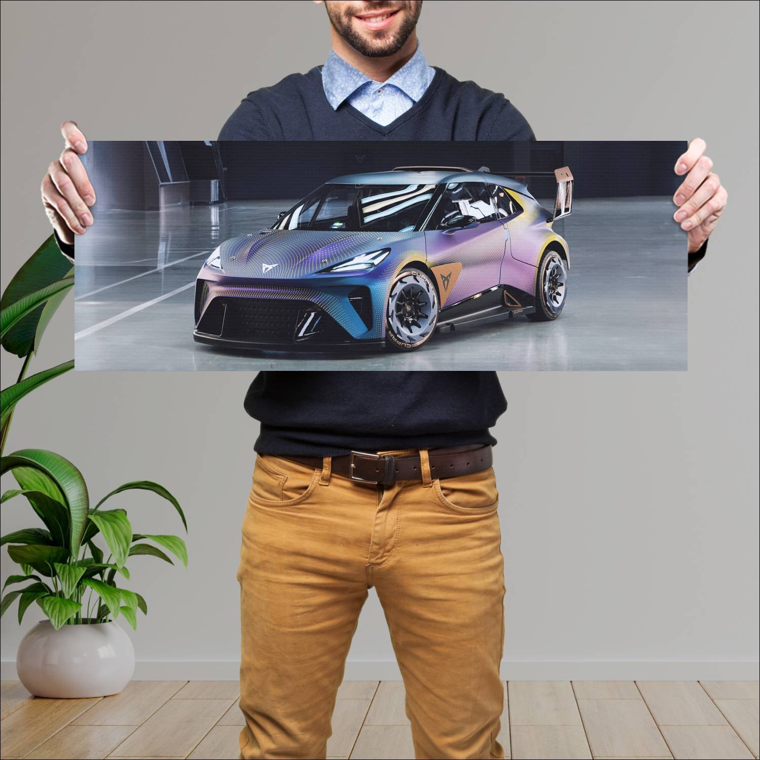 Cuadro grande 30x80cm 2021 cupra urbanrebel concep 41 Cupra