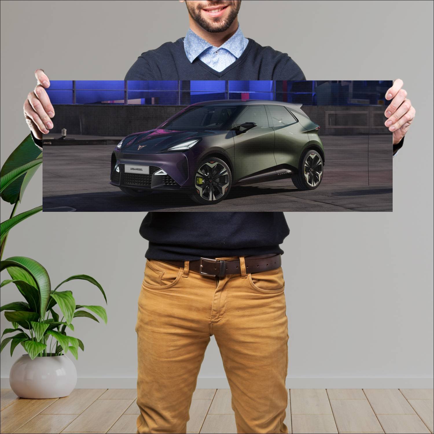 Cuadro grande 30x80cm 2022 cupra urbanrebel concep 42 Cupra