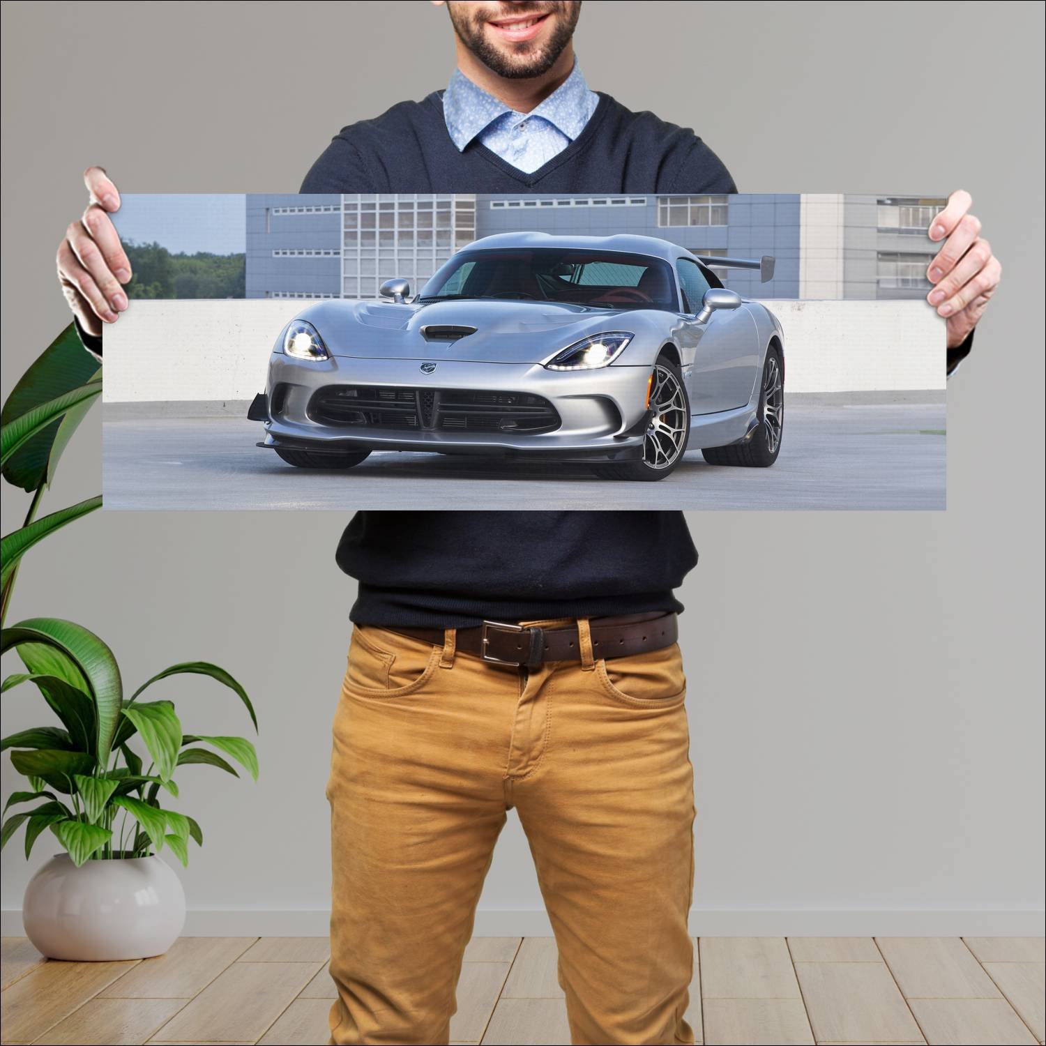 Cuadro grande 30x80cm 2015 dodge viper gtc ta 2 34 94 Dodge