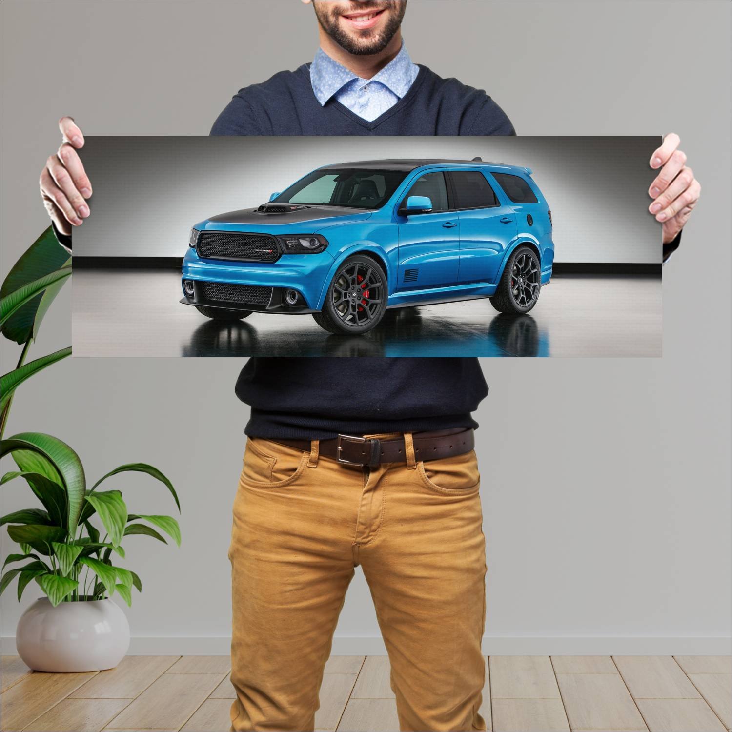 Cuadro grande 30x80cm 2016 dodge durango shaker 58 102 Dodge