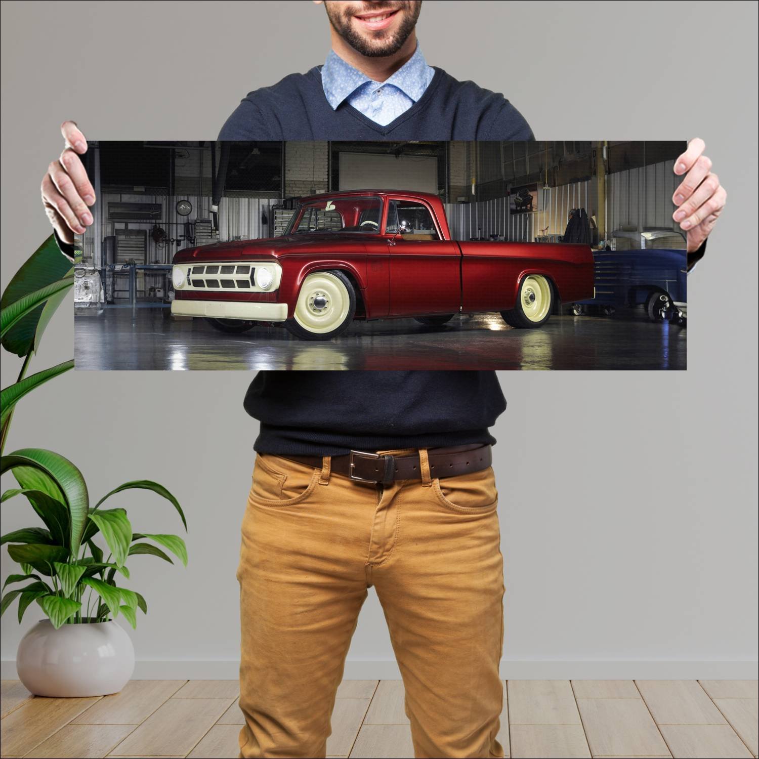 Cuadro grande 30x80cm 2019 mopar lowliner concept 139 Dodge