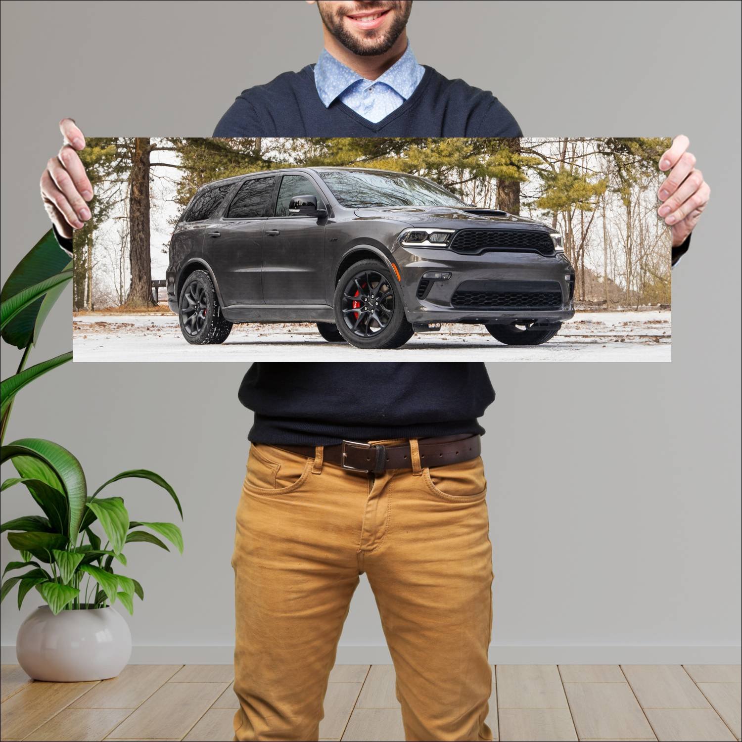 Cuadro grande 30x80cm 2021 dodge durango srt 392 b 154 Dodge