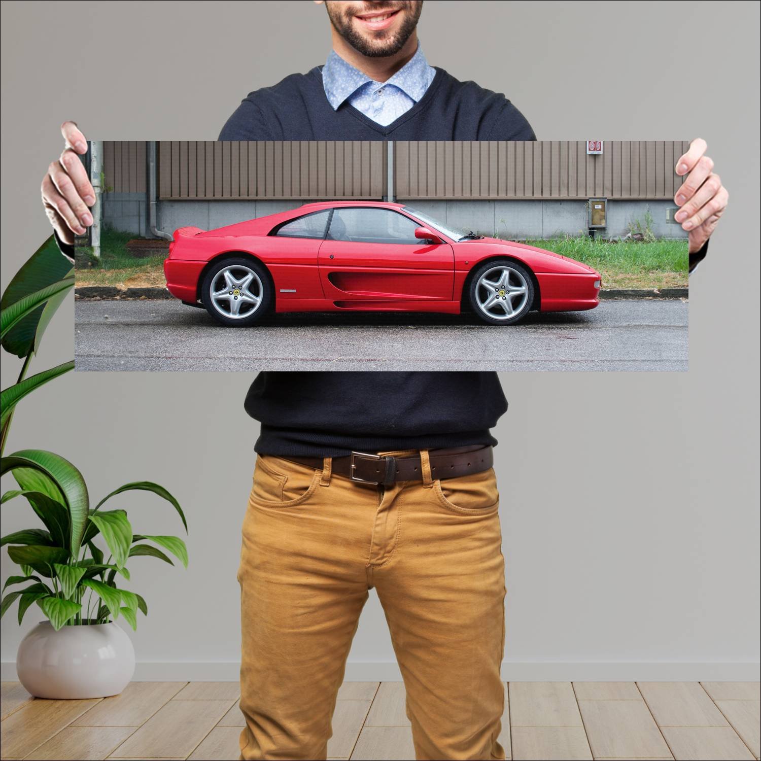 Cuadro grande 30x80cm 1994 ferrari f355 berlinetta 272 Ferrari