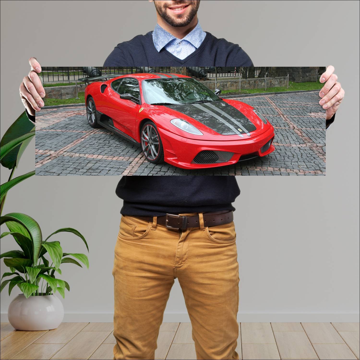 Cuadro grande 30x80cm 2010 status design sd su35 1 465 Ferrari