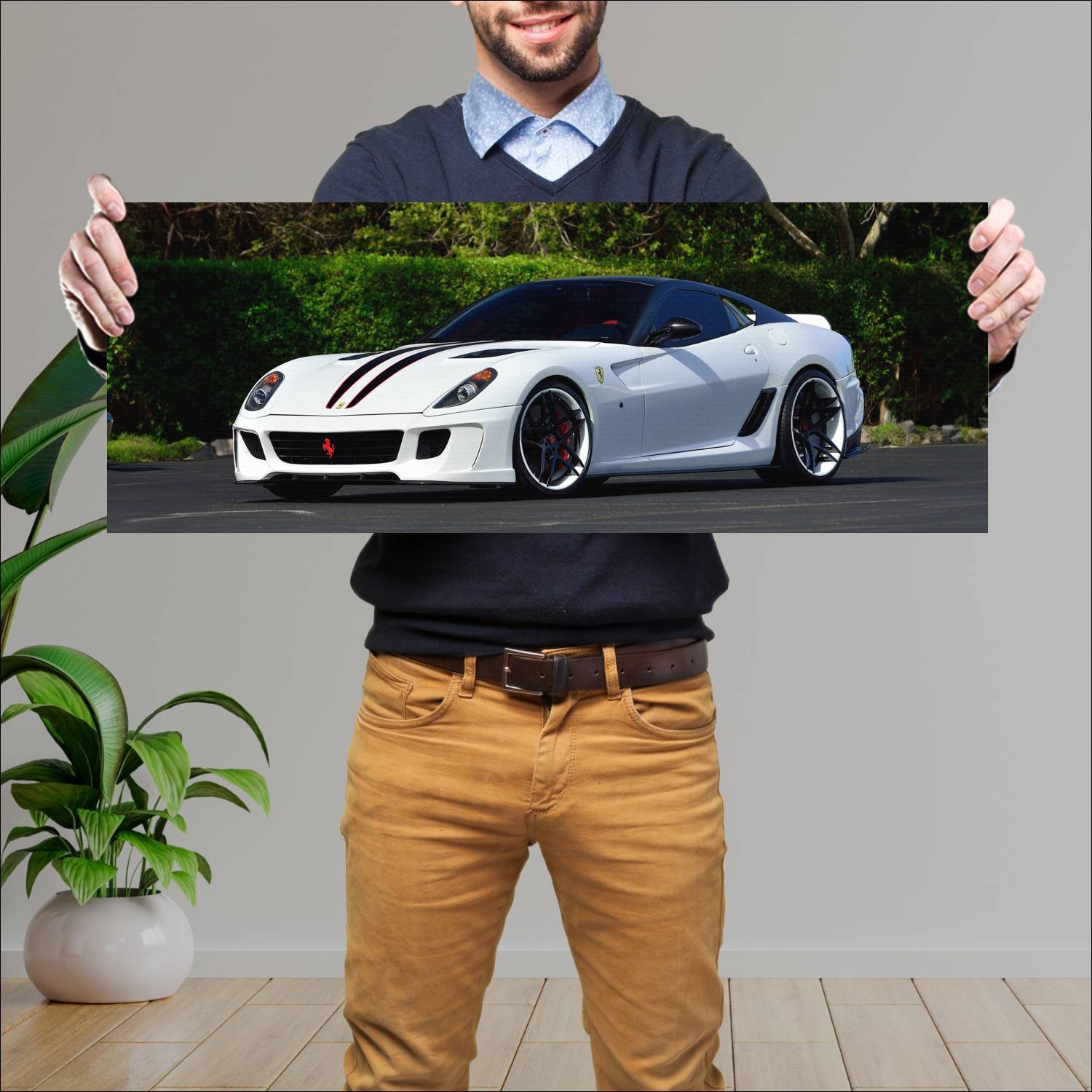 Cuadro grande 30x80cm 2012 ferrari 599 vx by vorst 494 Ferrari