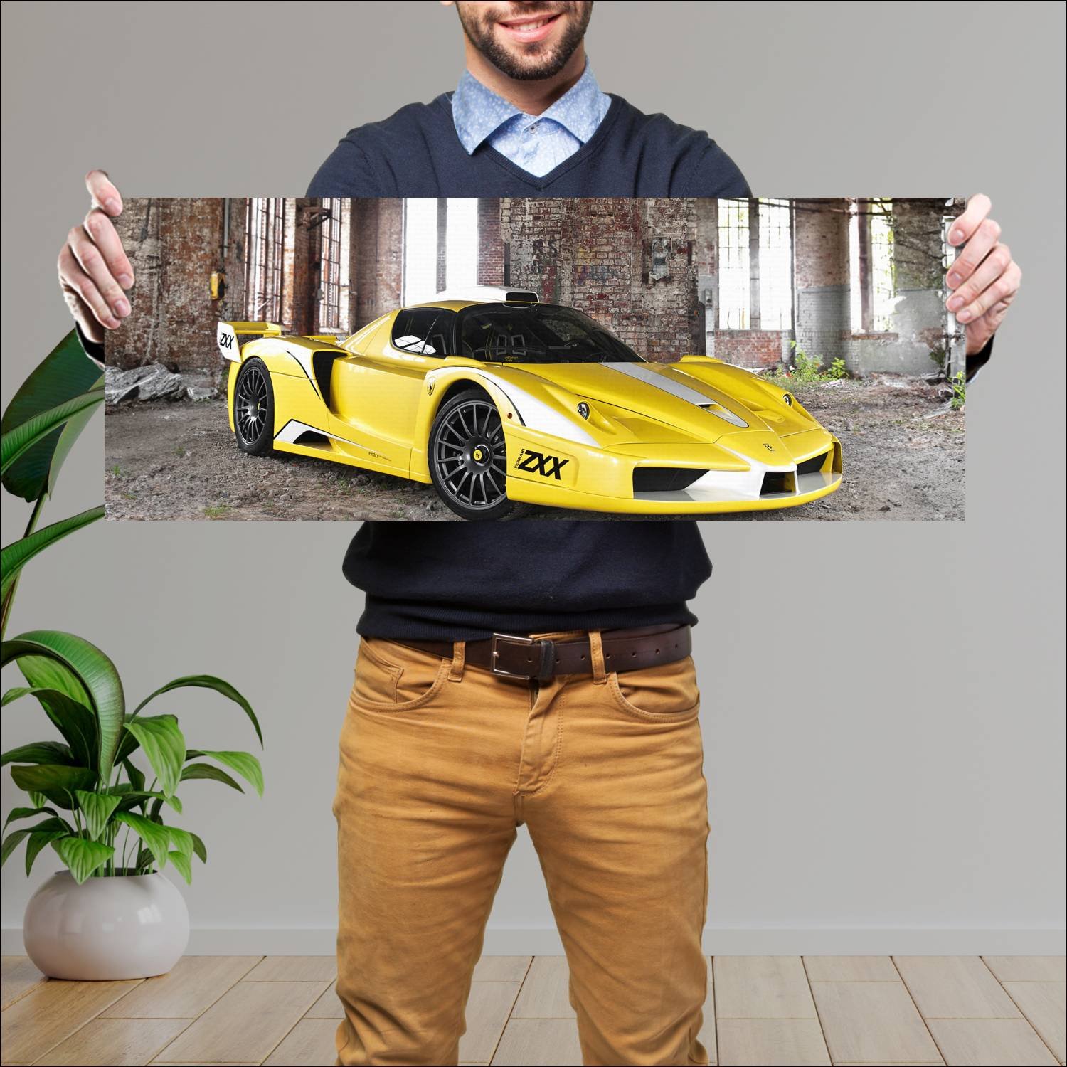 Cuadro grande 30x80cm 2012 ferrari enzo zxx by edo 501 Ferrari