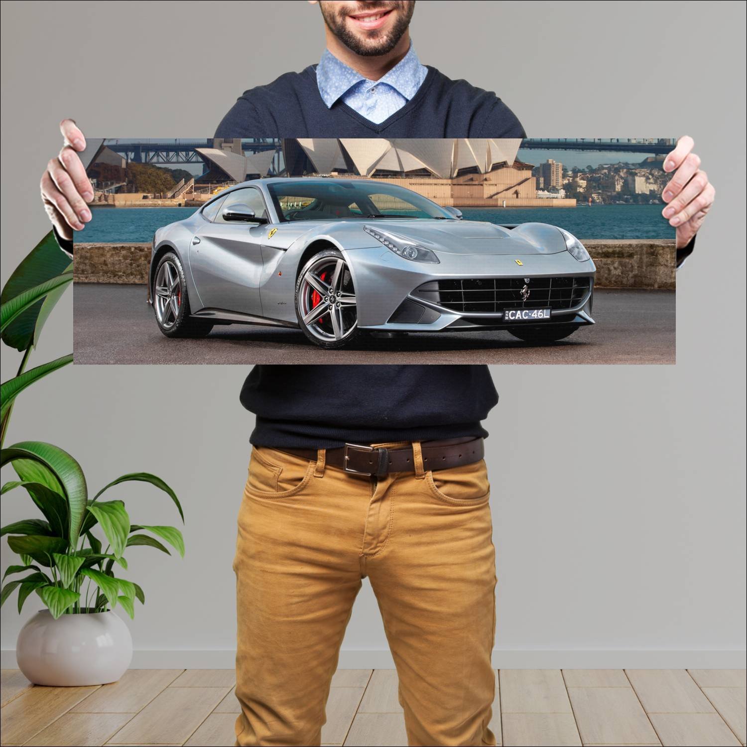 Cuadro grande 30x80cm 2012 ferrari f12berlinetta a 503 Ferrari
