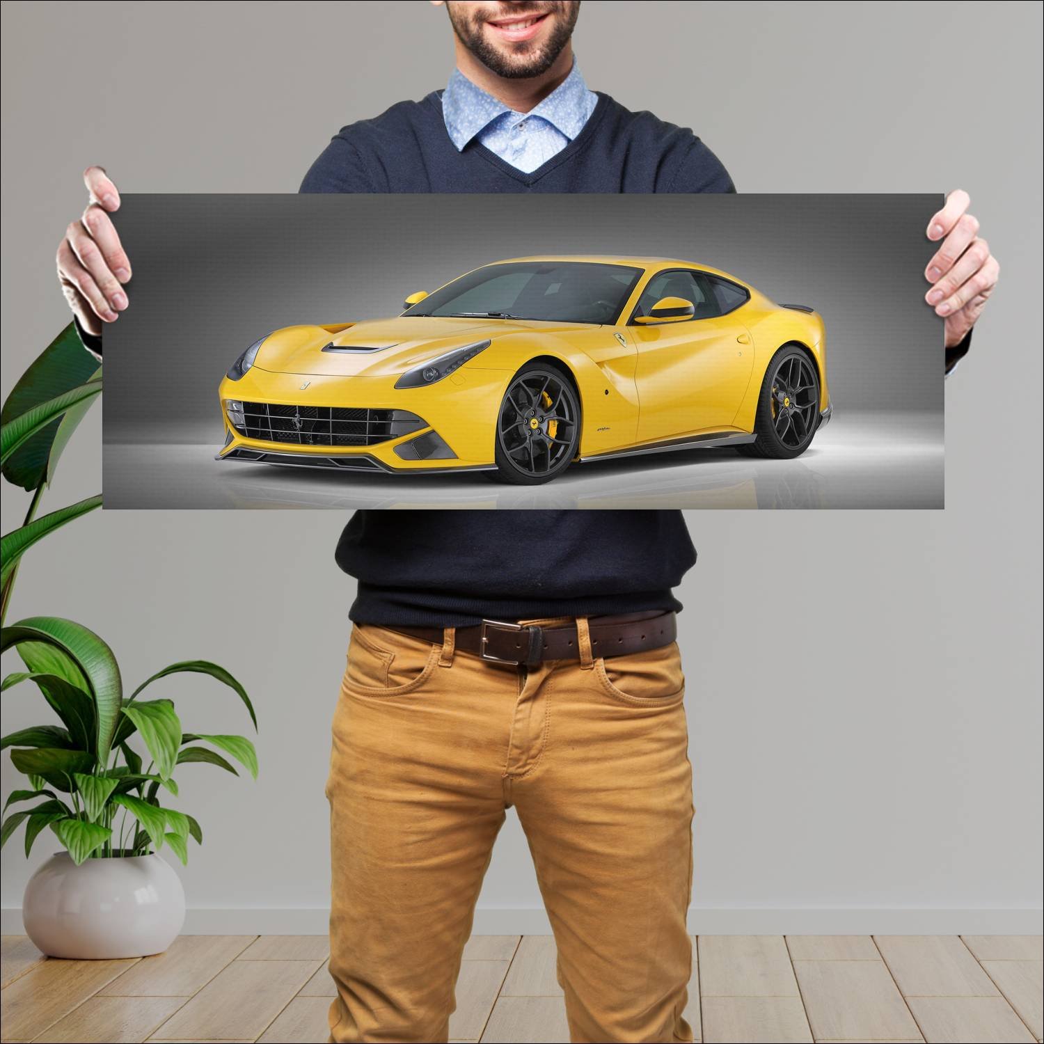 Cuadro grande 30x80cm 2012 ferrari f12berlinetta b 504 Ferrari