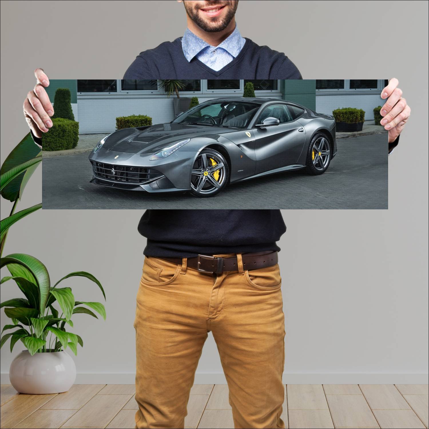 Cuadro grande 30x80cm 2012 ferrari f12berlinetta u 506 Ferrari