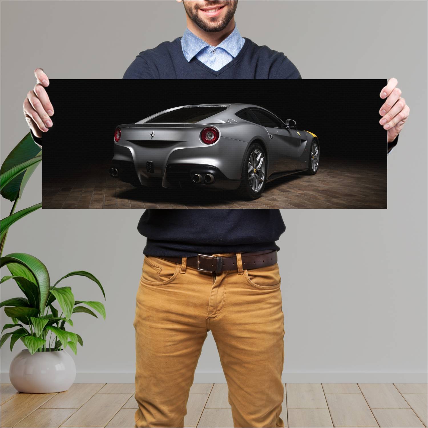 Cuadro grande 30x80cm 2015 ferrari f12berlinetta t 576 Ferrari