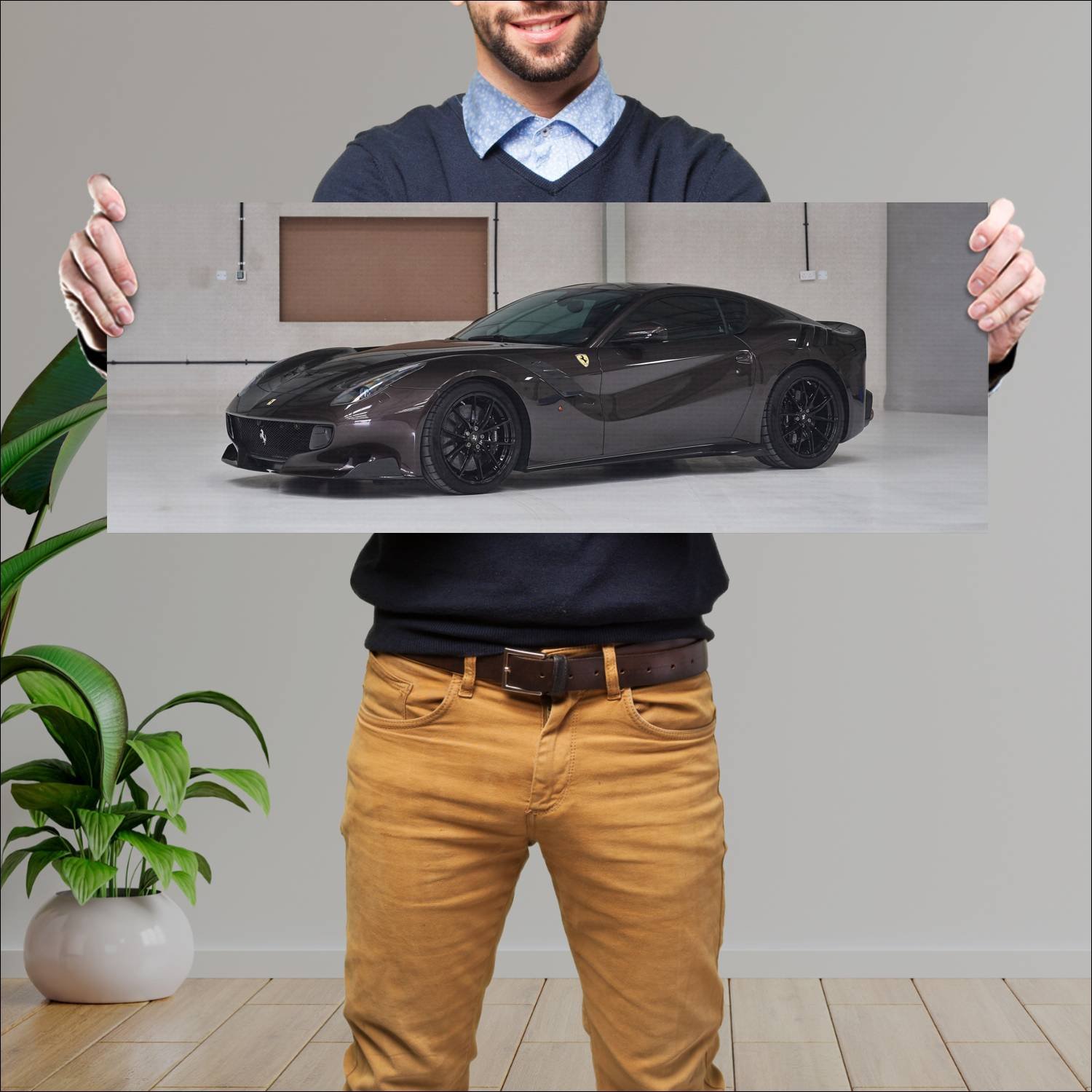 Cuadro grande 30x80cm 2016 ferrari f12tdf tailor m 602 Ferrari
