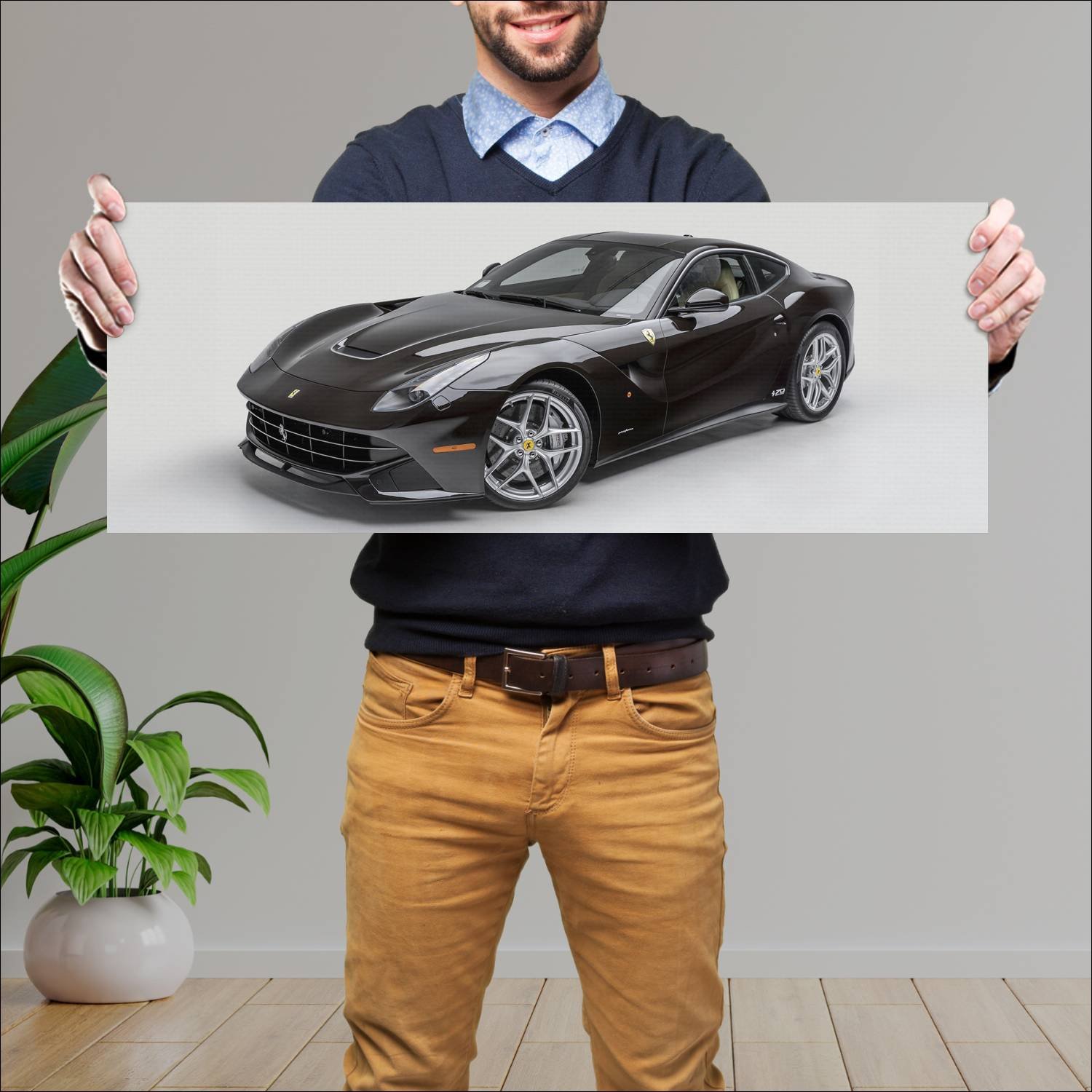 Cuadro grande 30x80cm 2017 ferrari f12berlinetta t 656 Ferrari
