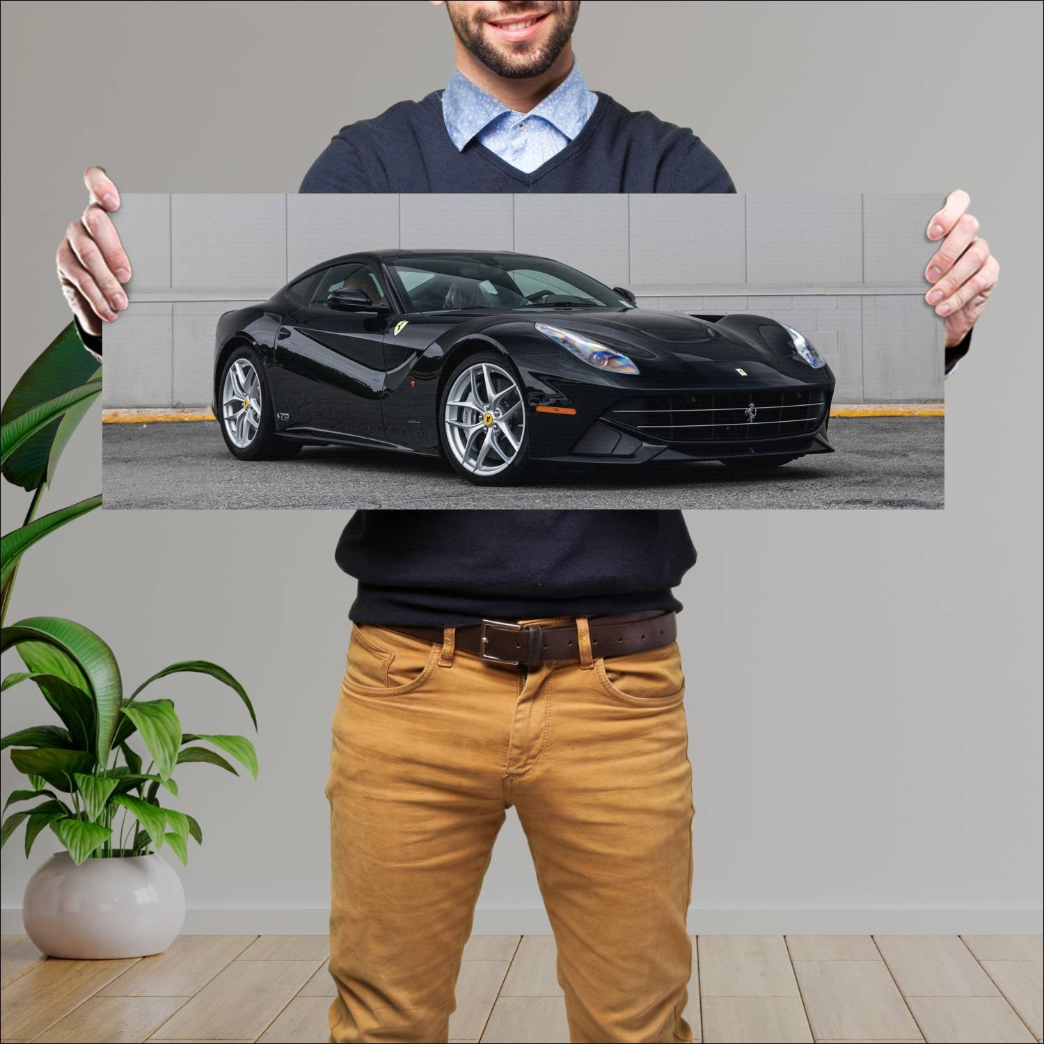 Cuadro grande 30x80cm 2017 ferrari f12berlinetta t 657 Ferrari