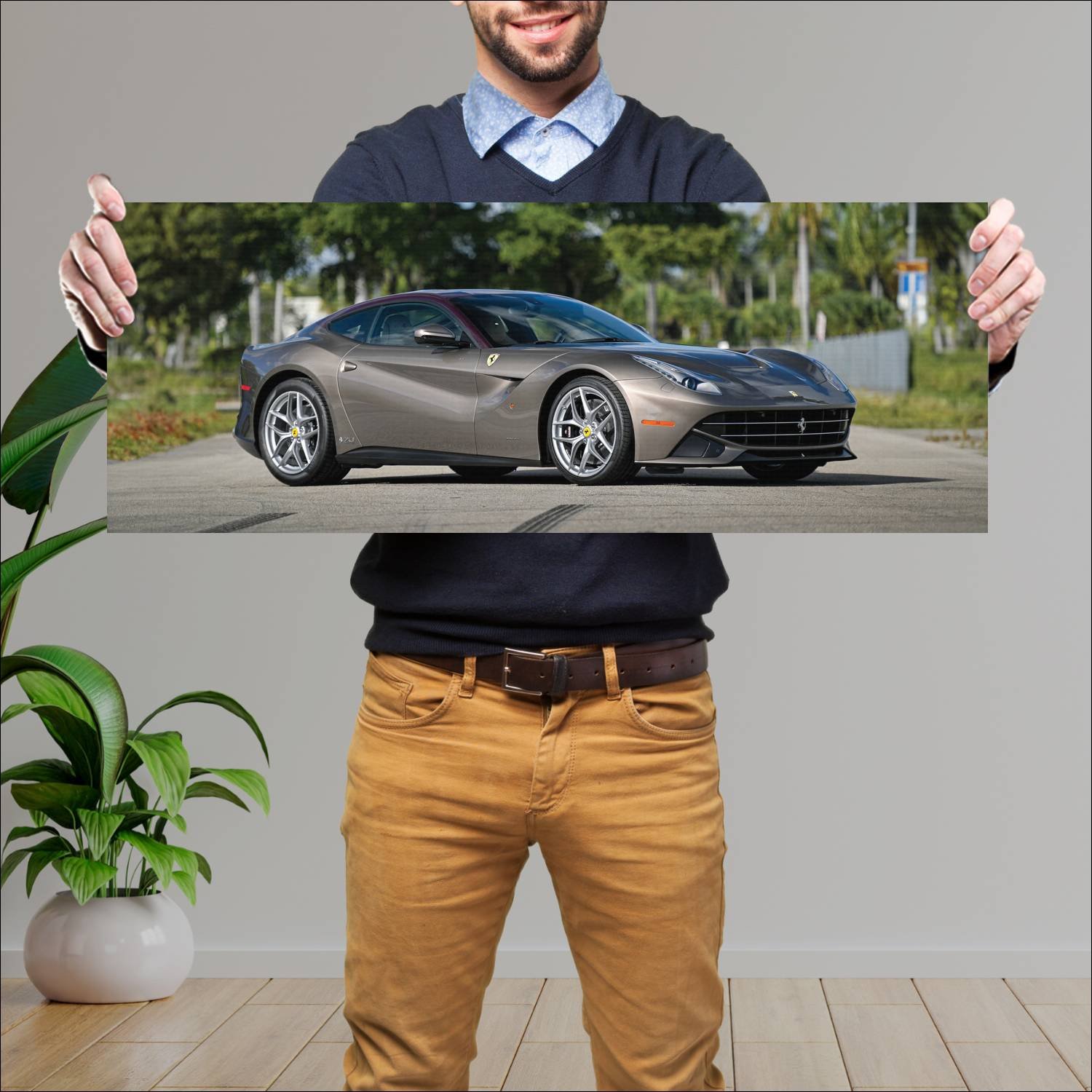 Cuadro grande 30x80cm 2017 ferrari f12berlinetta t 658 Ferrari