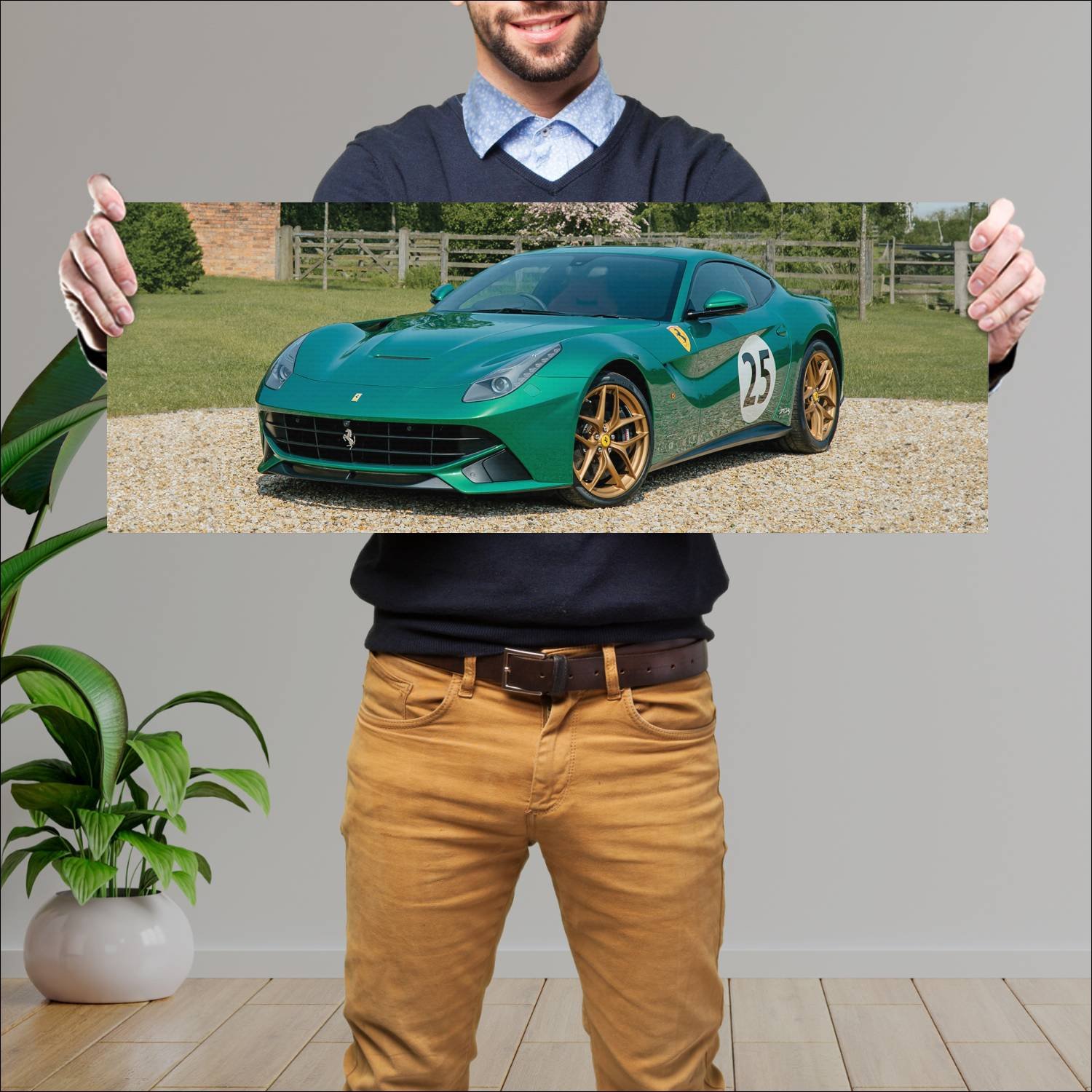 Cuadro grande 30x80cm 2017 ferrari f12berlinetta t 659 Ferrari