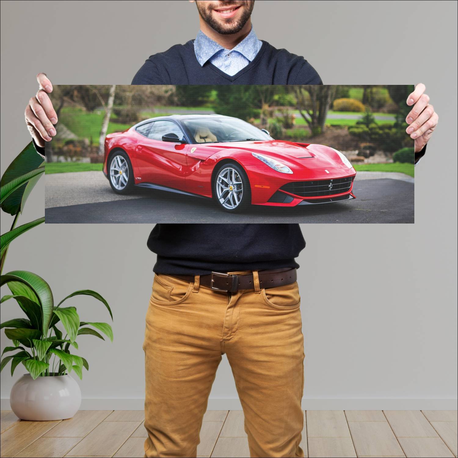 Cuadro grande 30x80cm 2017 ferrari f12berlinetta t 661 Ferrari