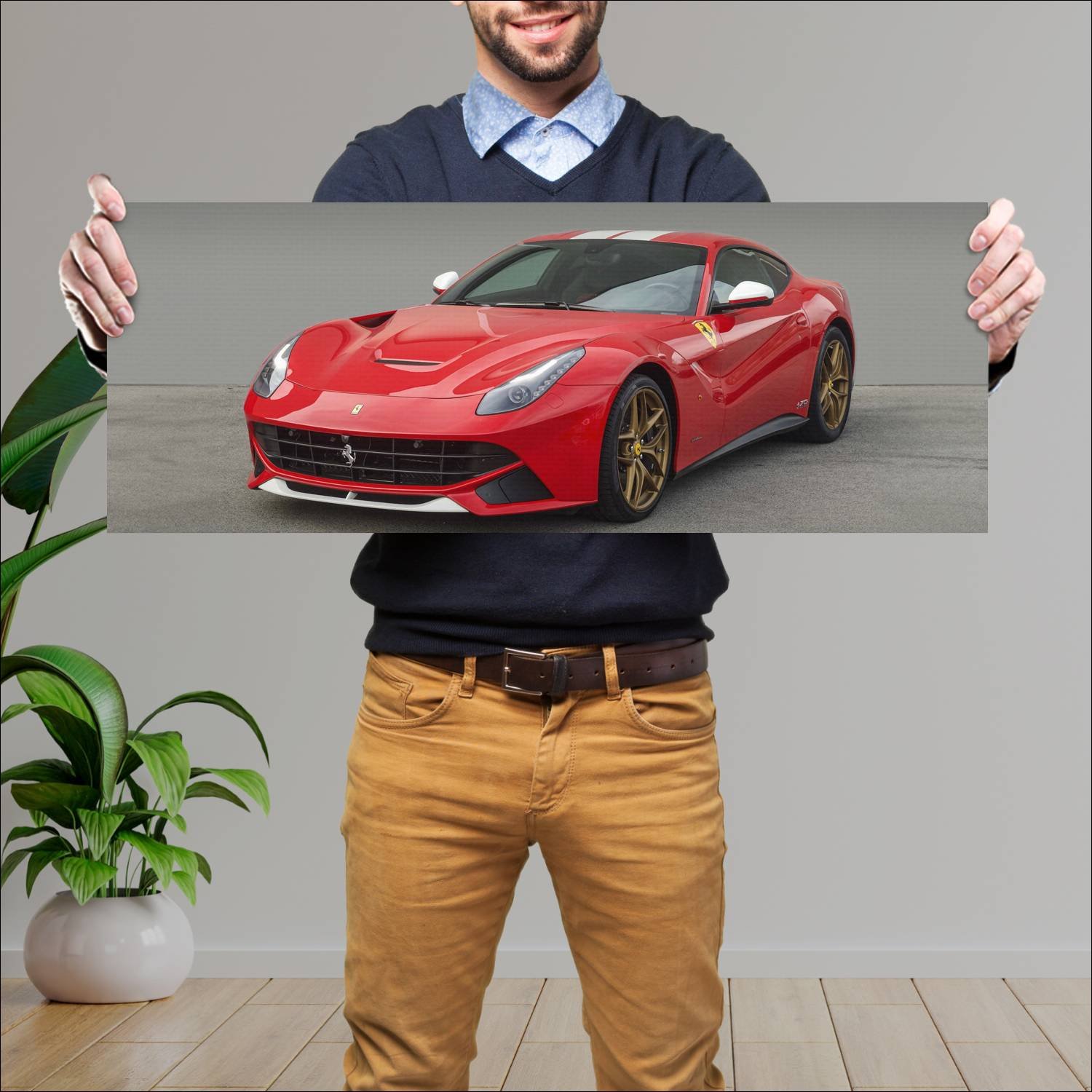 Cuadro grande 30x80cm 2017 ferrari f12berlinetta t 662 Ferrari