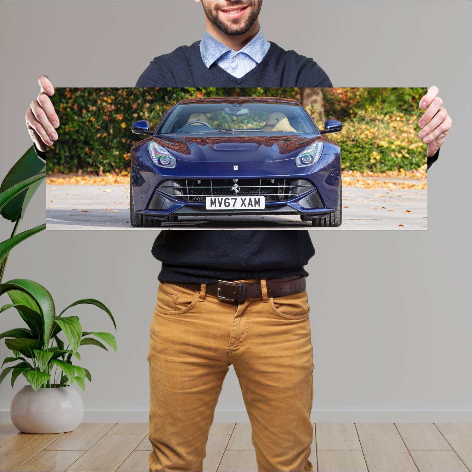 Cuadro grande 30x80cm 2017 ferrari f12berlinetta t 664 Ferrari