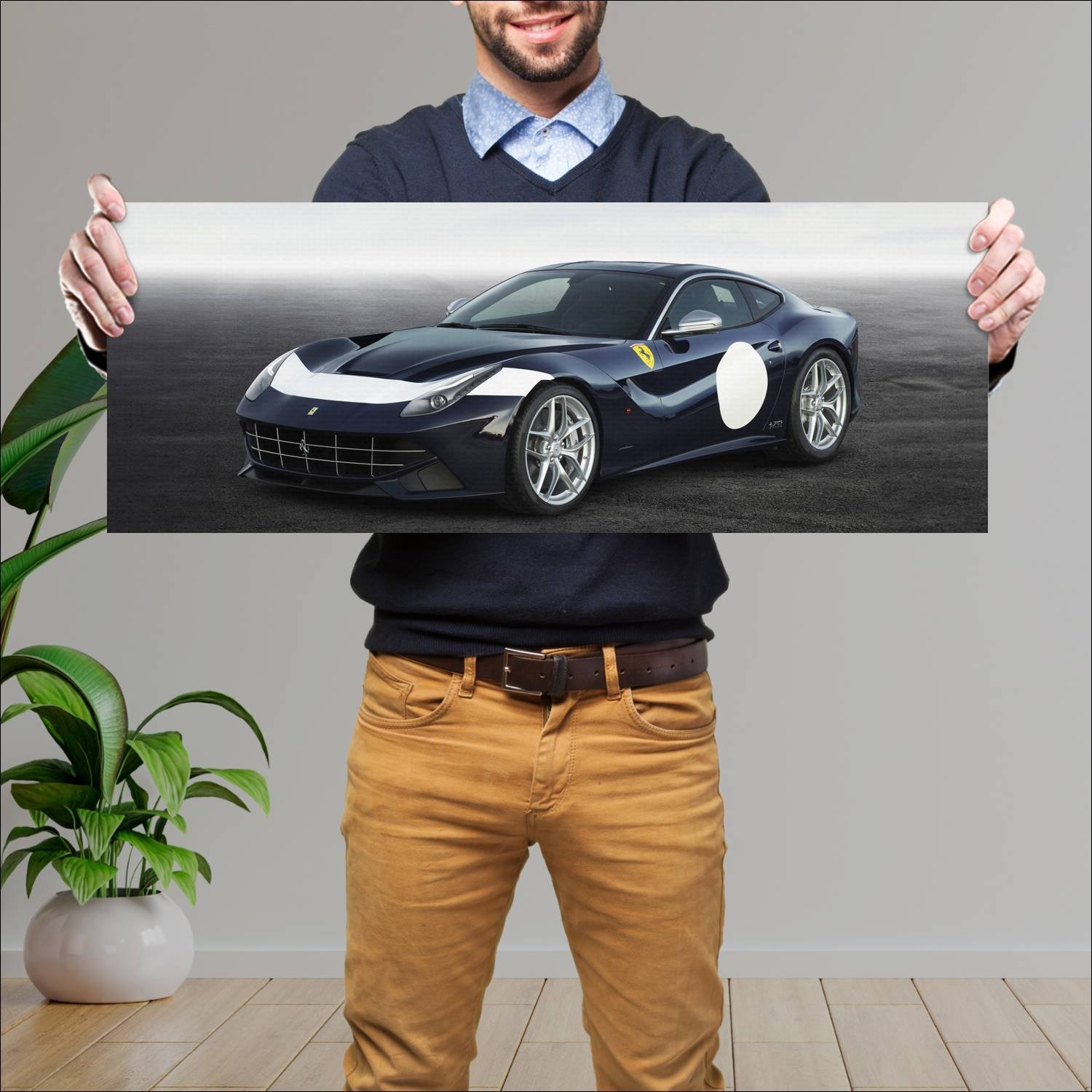 Cuadro grande 30x80cm 2017 ferrari f12berlinetta t 665 Ferrari