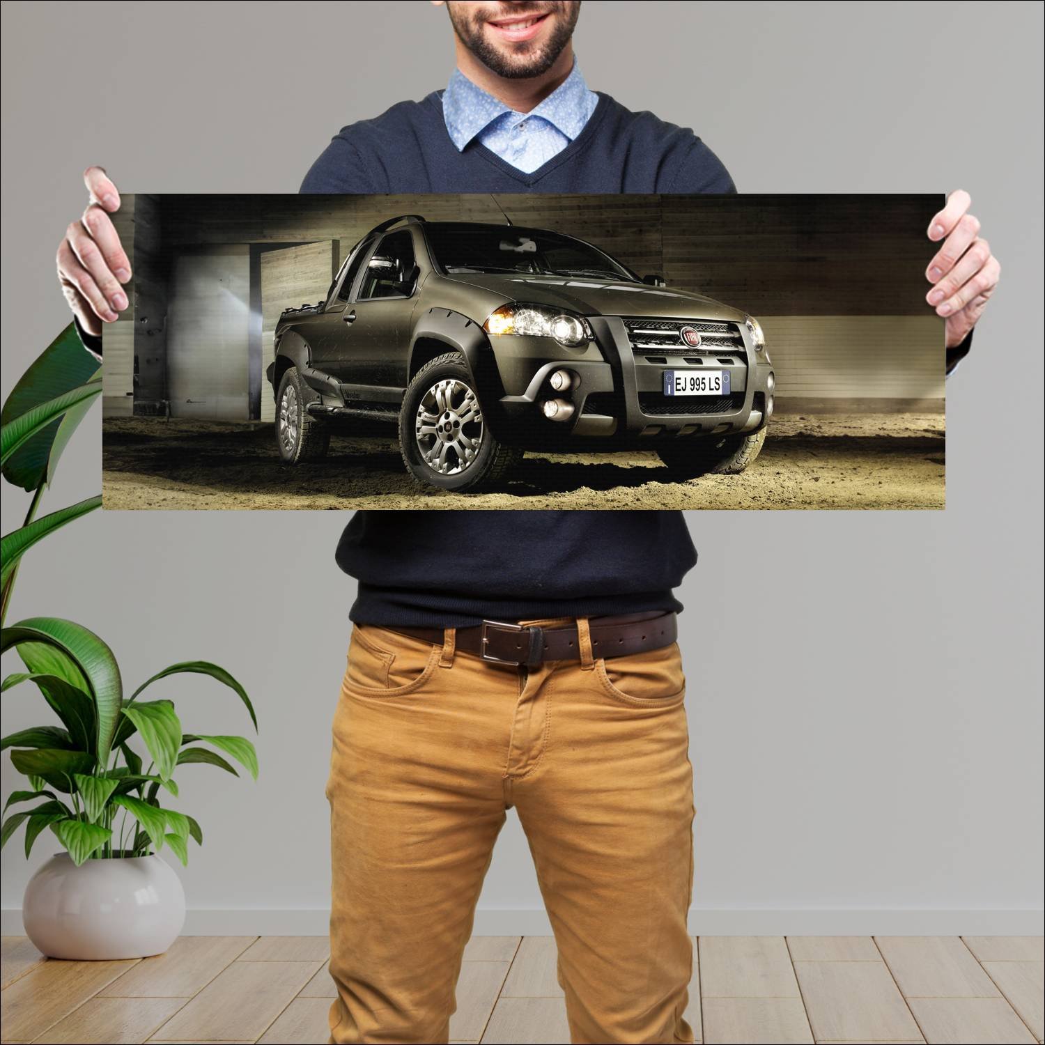Cuadro grande 30x80cm 2012 fiat strada adventure c 44 Fiat