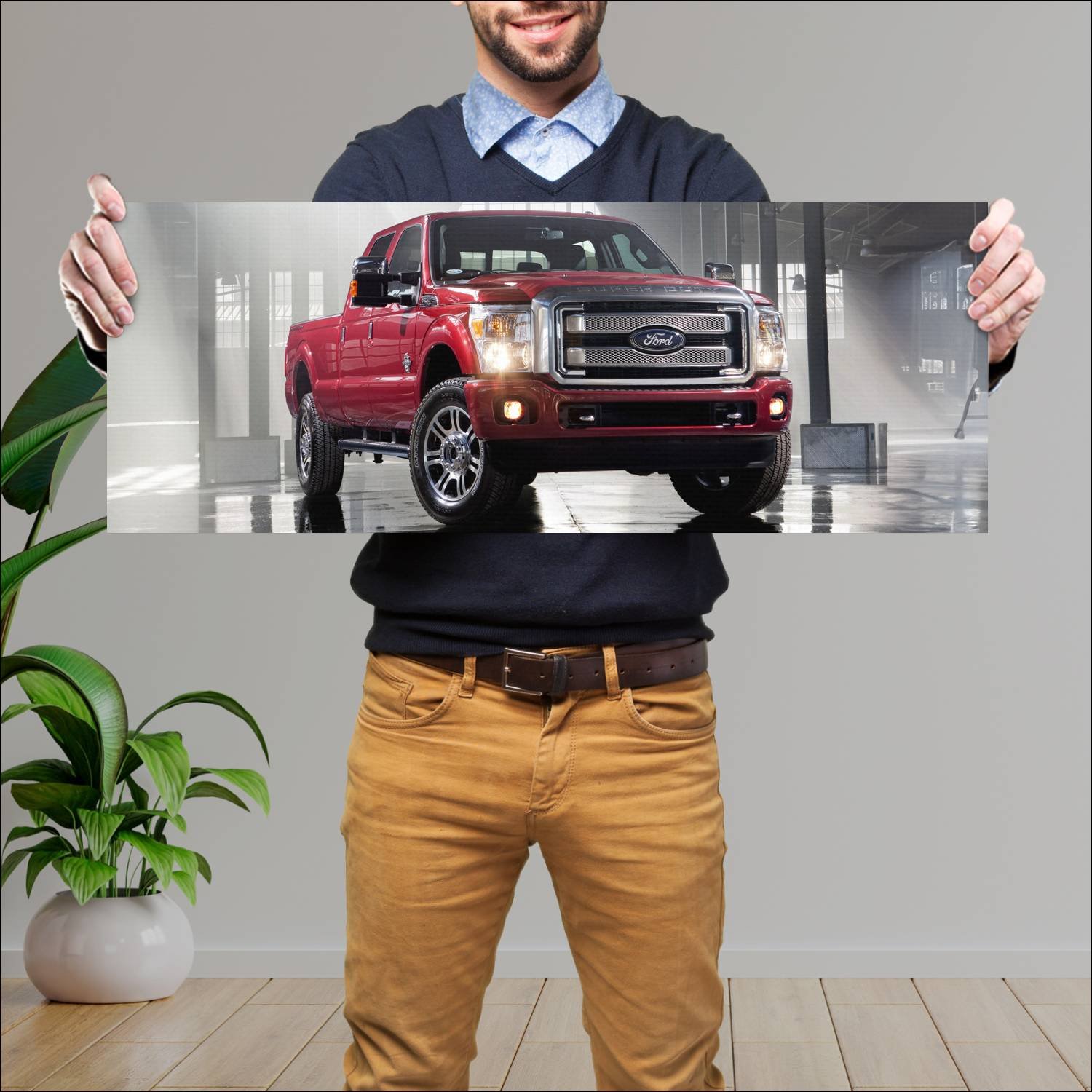 Cuadro grande 30x80cm 2013 ford f 250 super duty p 67 Ford
