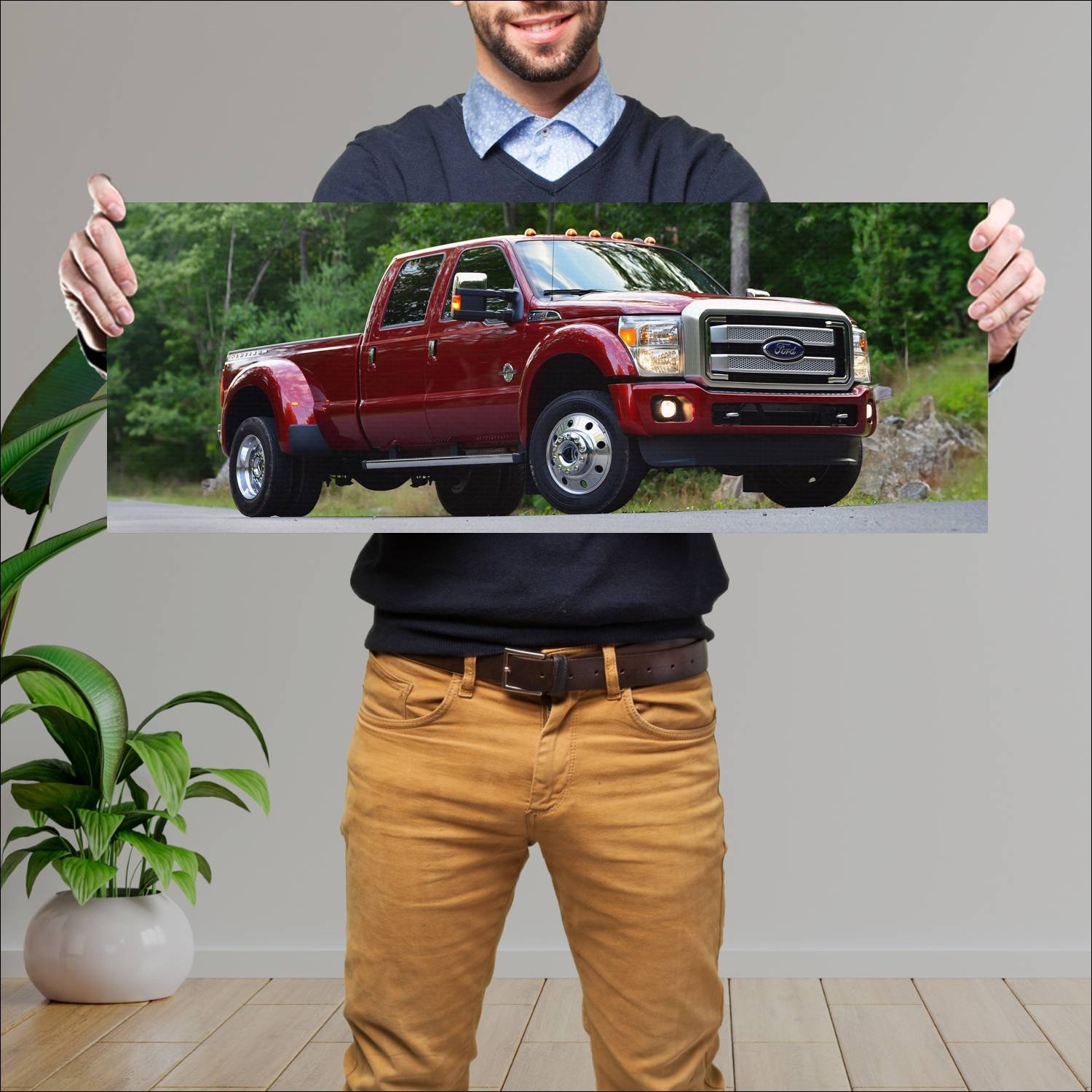 Cuadro grande 30x80cm 2013 ford f 450 super duty p 68 Ford