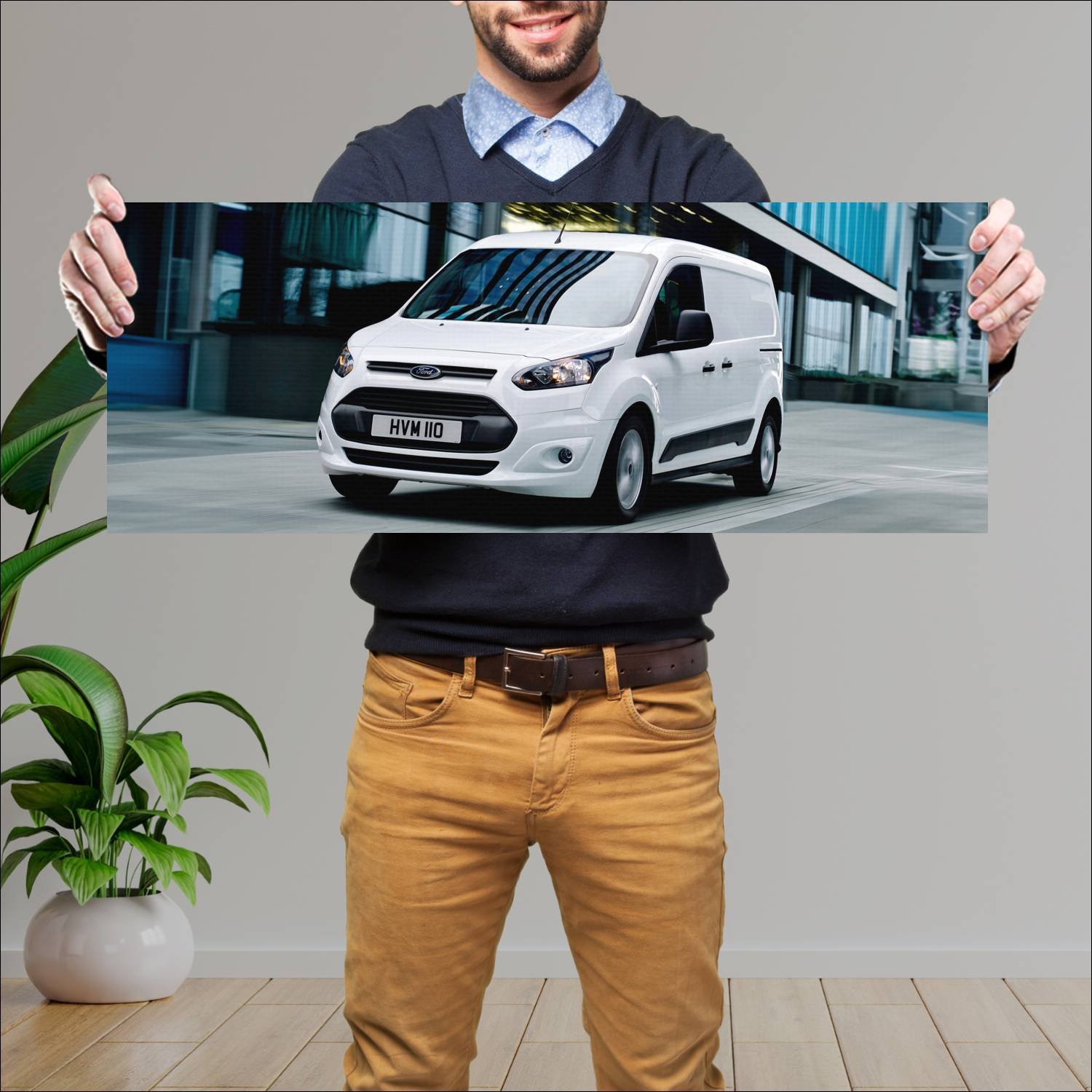Cuadro grande 30x80cm 2013 ford transit connect lw 78 Ford