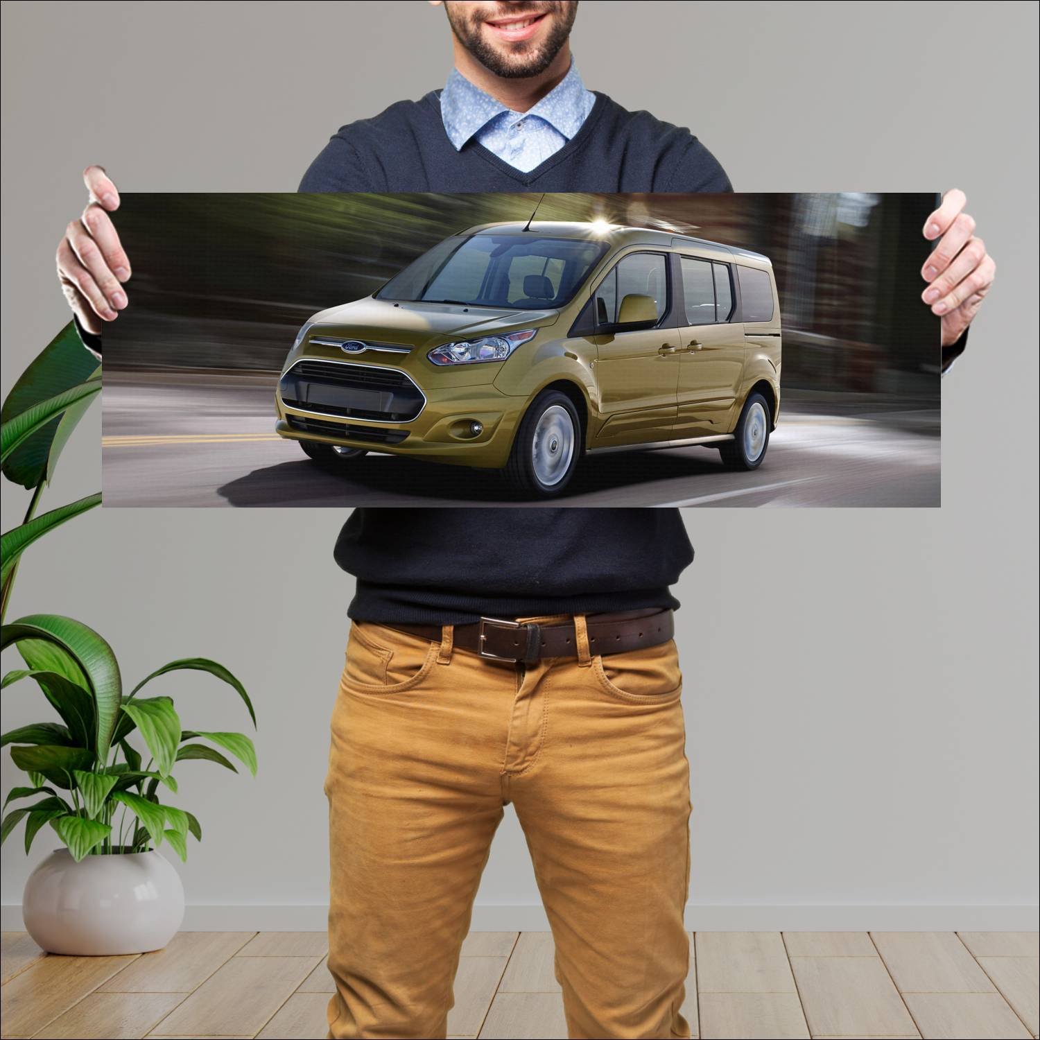 Cuadro grande 30x80cm 2013 ford transit connect wa 79 Ford
