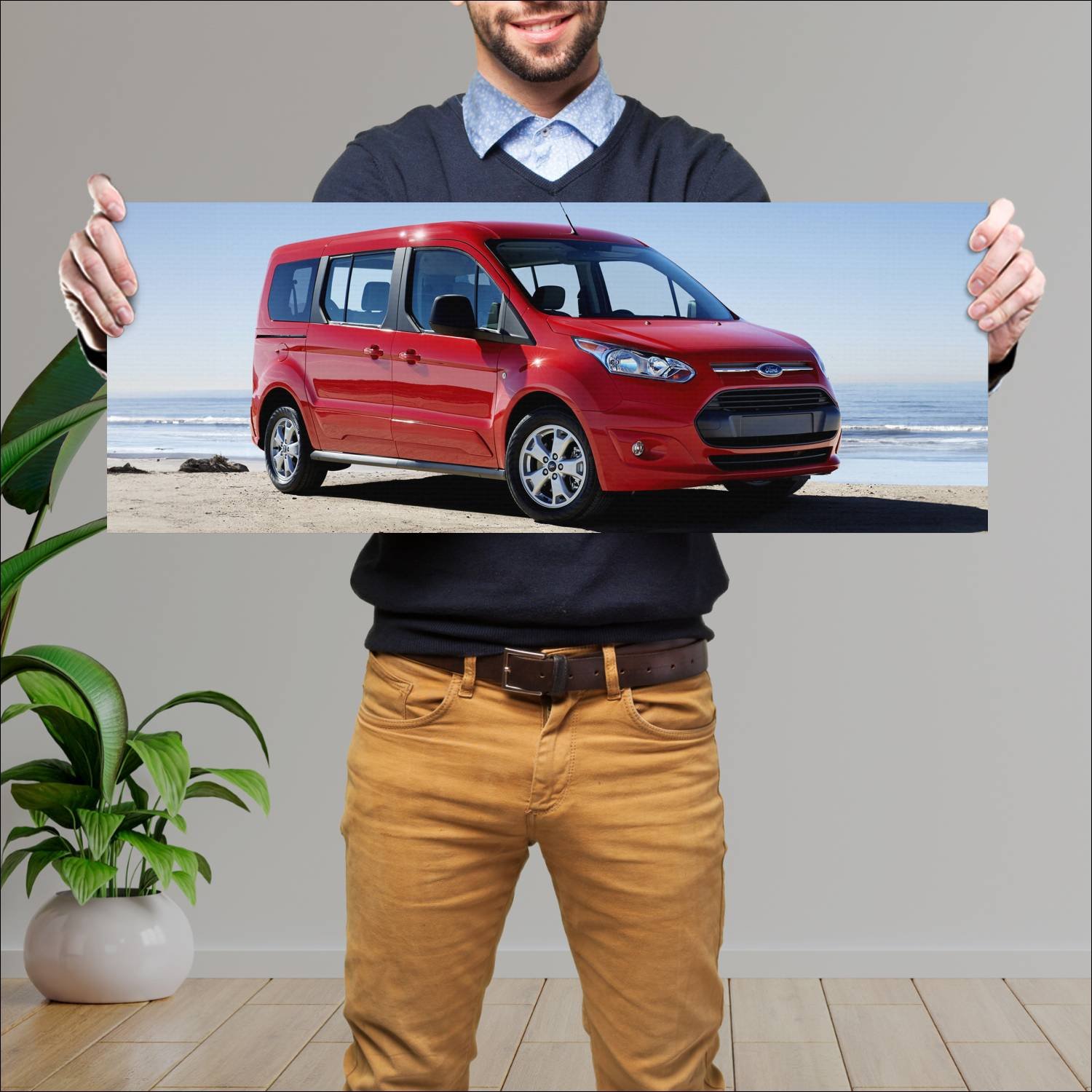 Cuadro grande 30x80cm 2013 ford transit connect wa 80 Ford