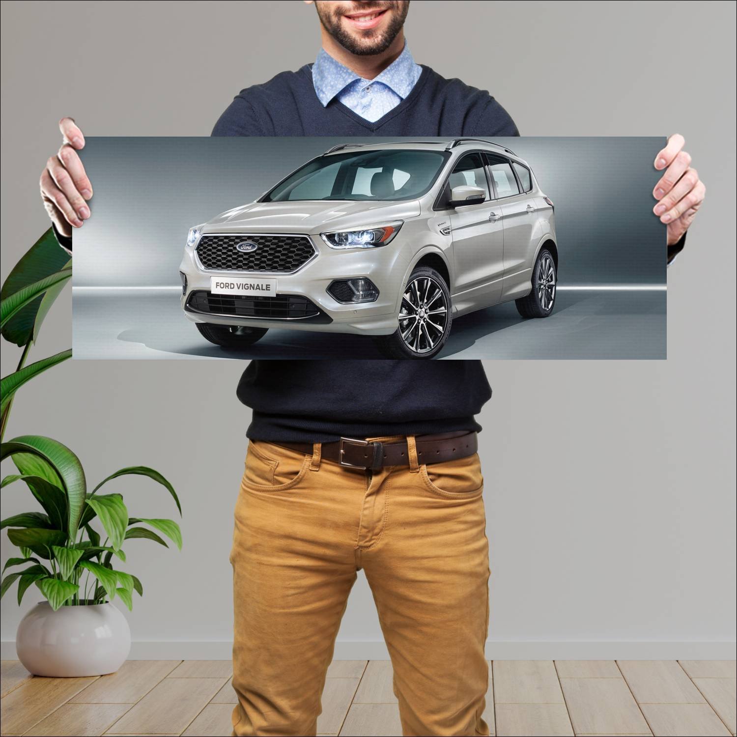 Cuadro grande 30x80cm 2016 ford vignale kuga conce 170 Ford