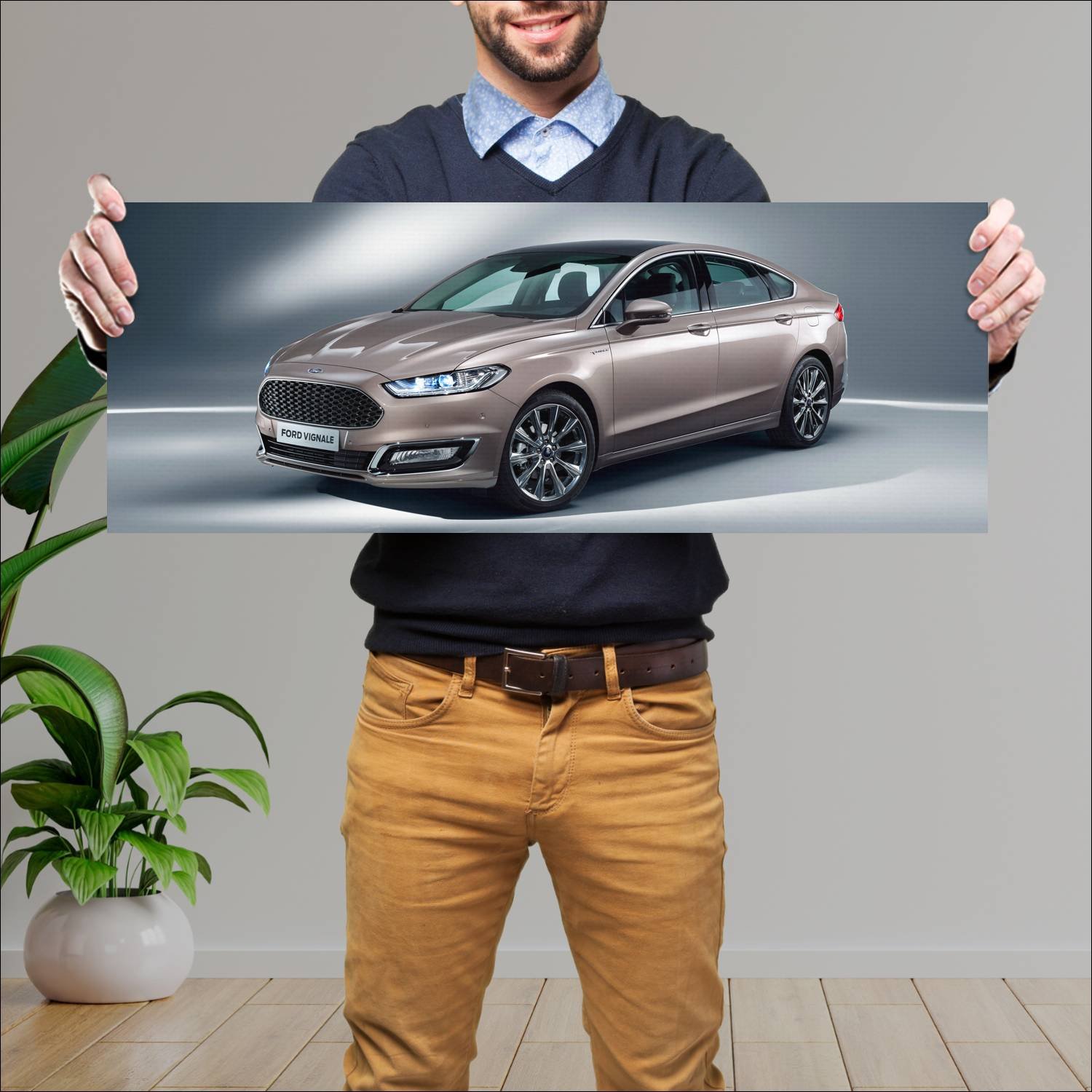 Cuadro grande 30x80cm 2016 ford vignale mondeo hat 171 Ford