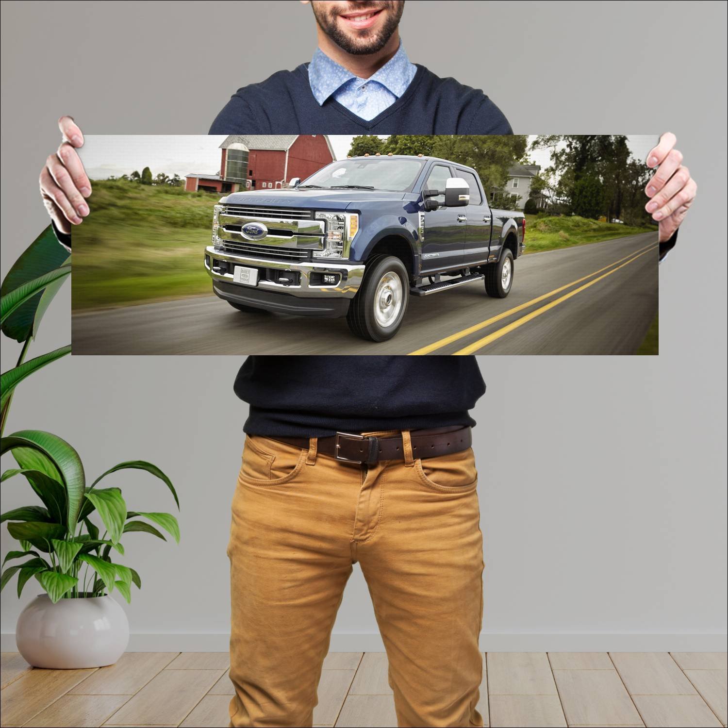 Cuadro grande 30x80cm 2017 ford f 250 super duty l 192 Ford