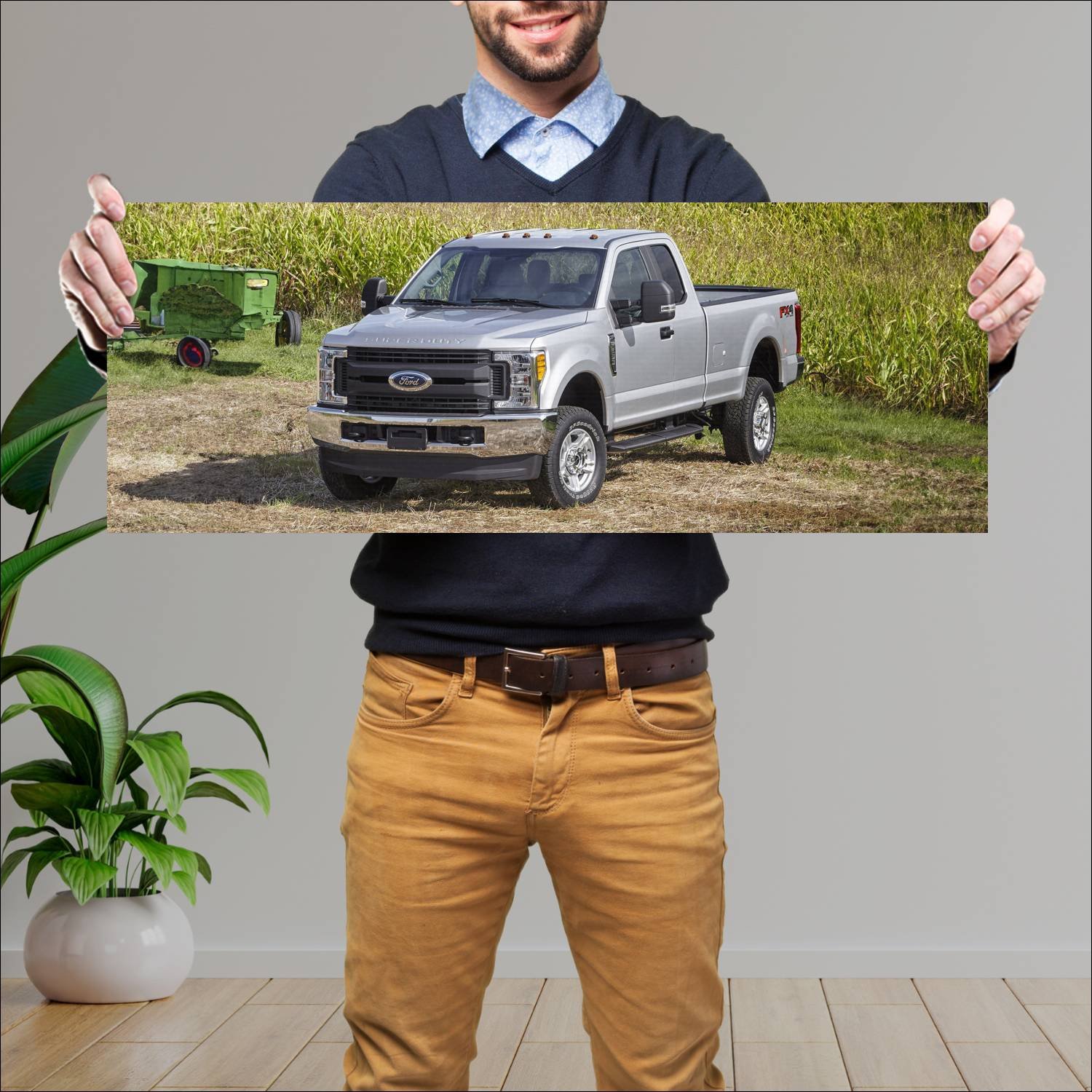 Cuadro grande 30x80cm 2017 ford f 250 super duty x 194 Ford