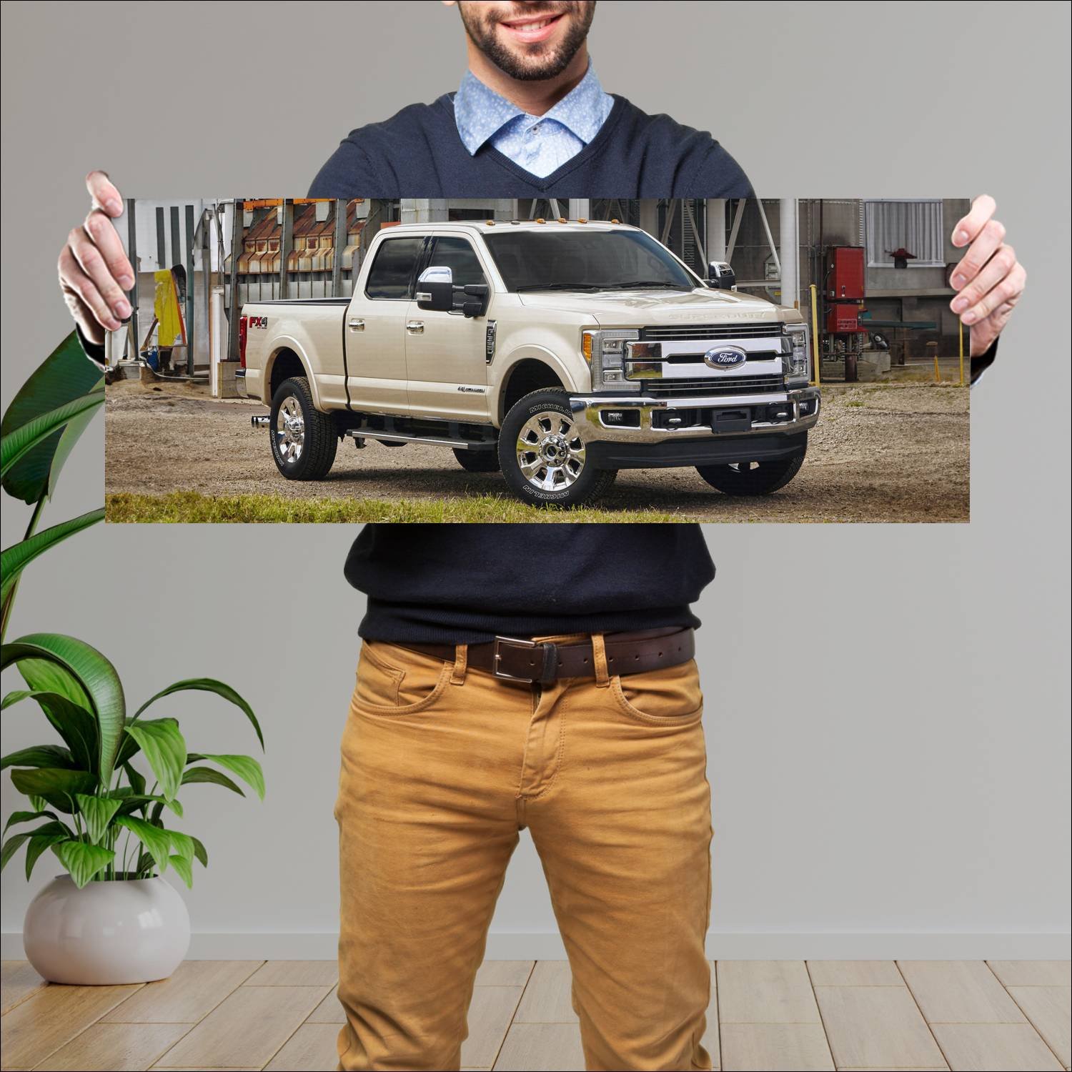 Cuadro grande 30x80cm 2017 ford f 350 super duty k 196 Ford