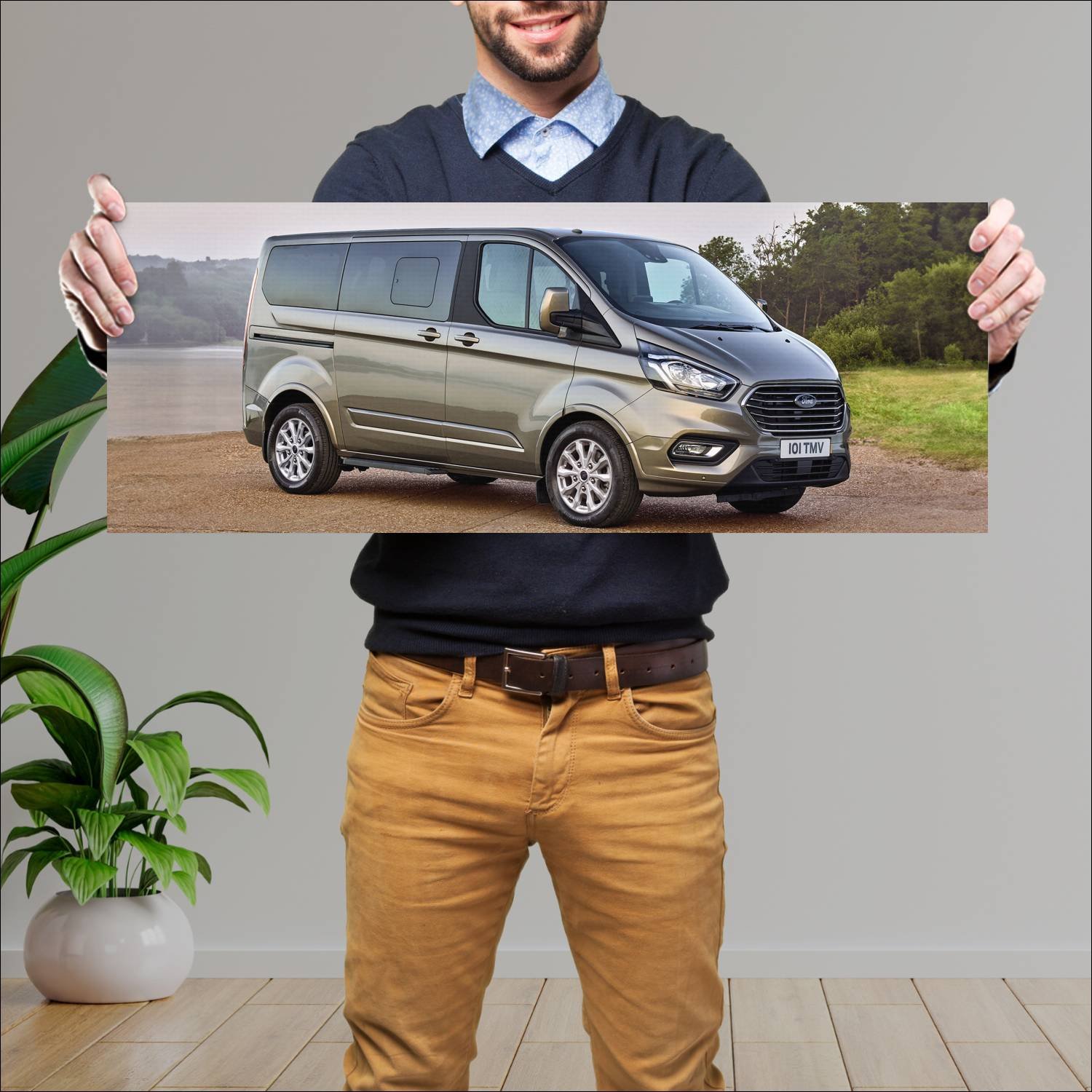 Cuadro grande 30x80cm 2017 ford tourneo custom 667 219 Ford