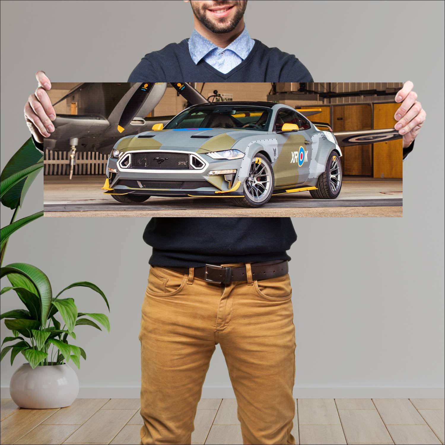 Cuadro grande 30x80cm 2018 ford eagle squadron mus 221 Ford
