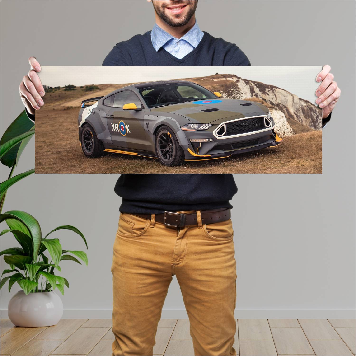 Cuadro grande 30x80cm 2018 ford eagle squadron mus 222 Ford