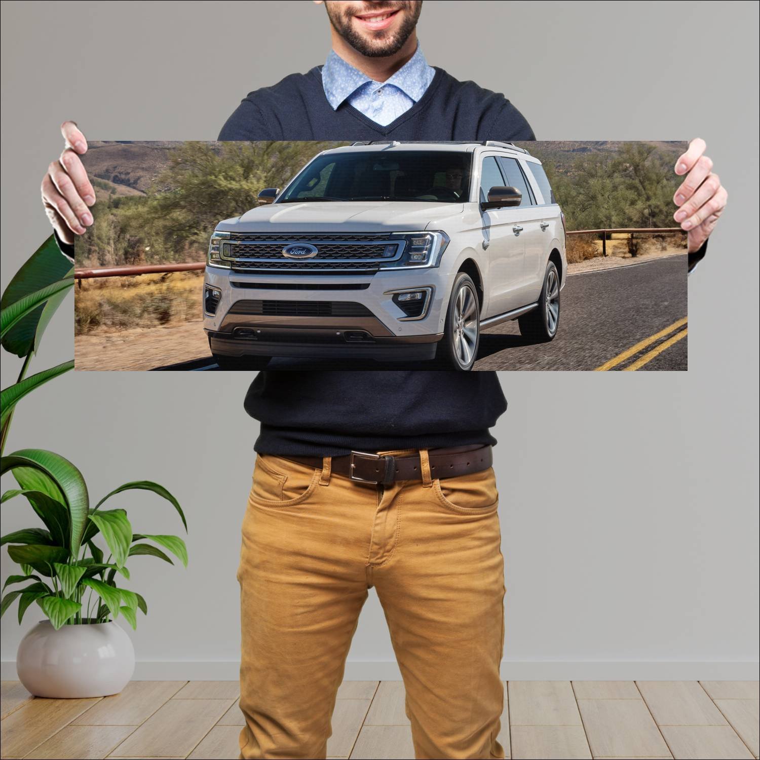 Cuadro grande 30x80cm 2019 ford expedition king ra 287 Ford