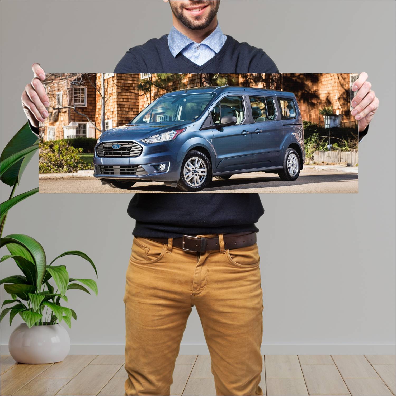 Cuadro grande 30x80cm 2019 ford transit connect wa 319 Ford