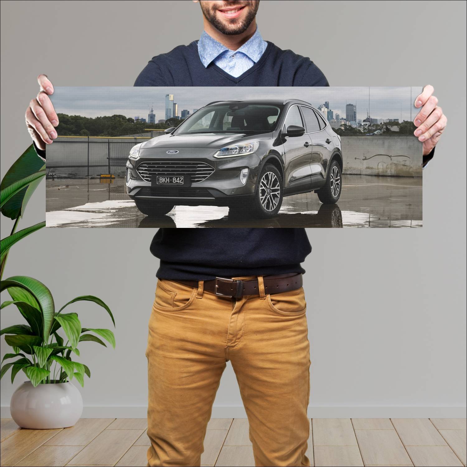 Cuadro grande 30x80cm 2020 ford escape au Ford