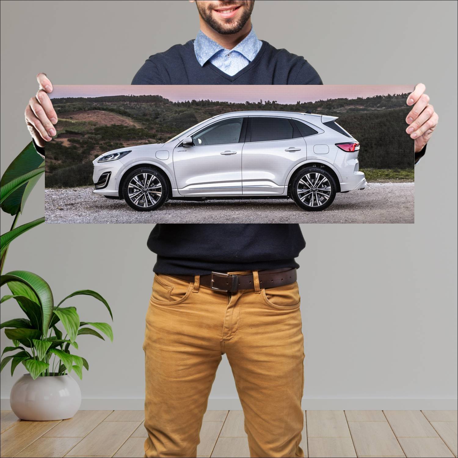 Cuadro grande 30x80cm 2020 ford kuga vignale plug in hyb Ford