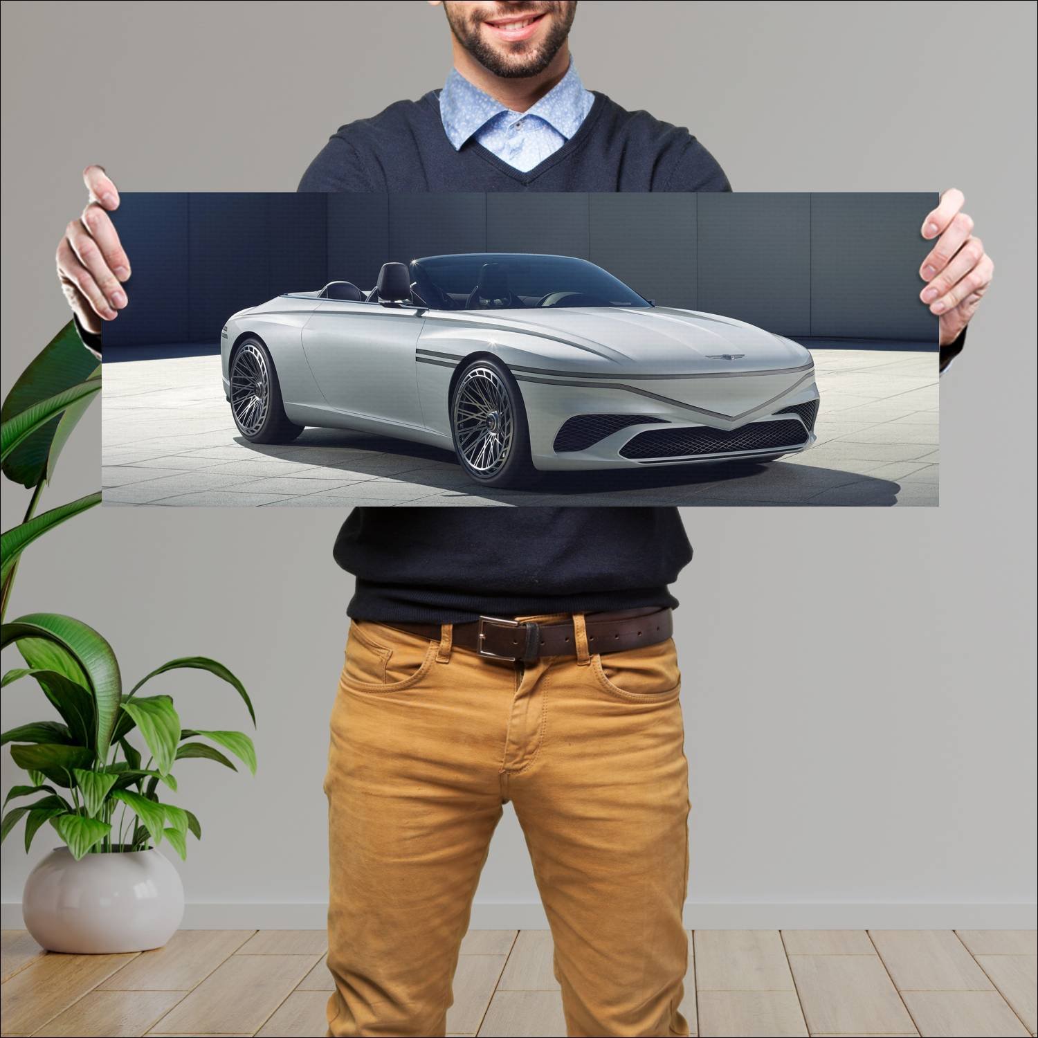 Cuadro grande 30x80cm 2022 genesis x convertible c 44 Genesis