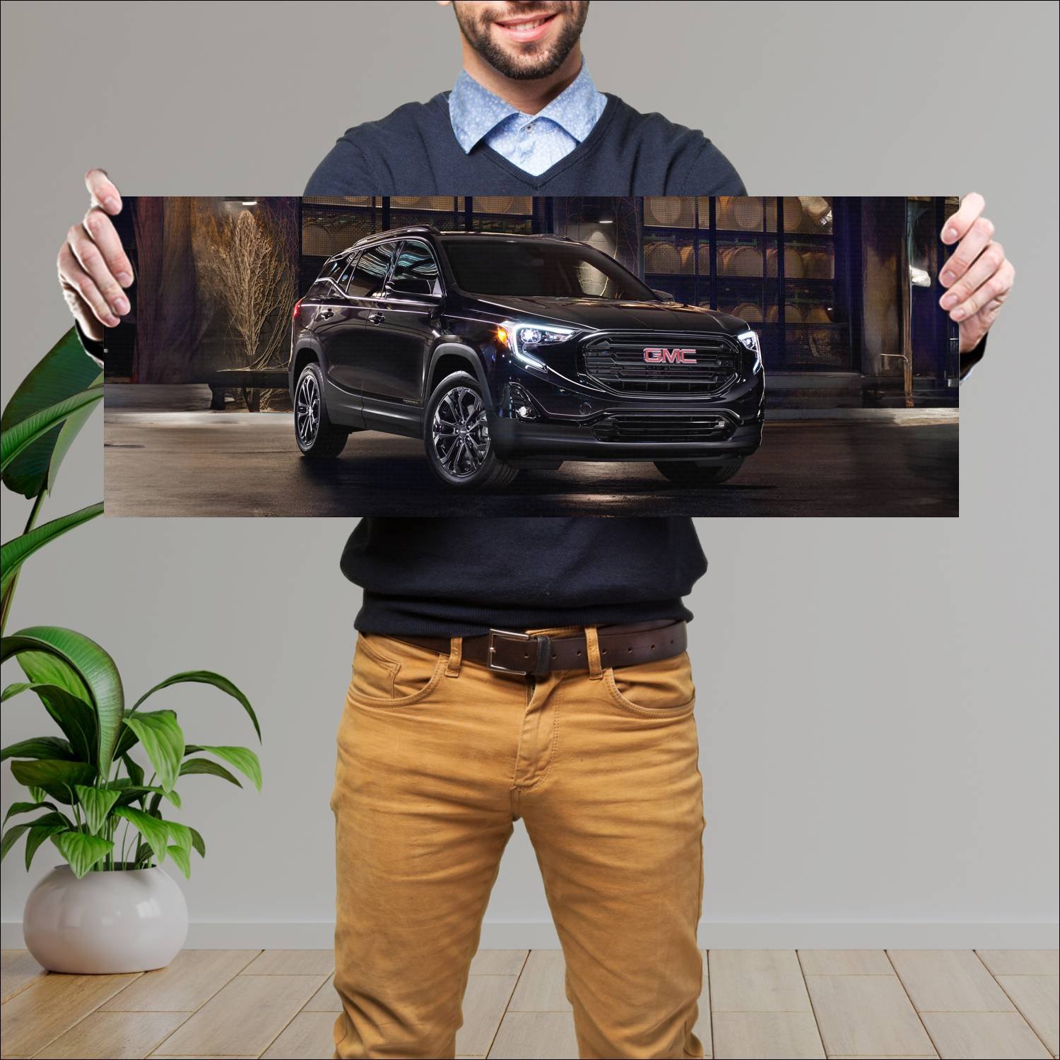 Cuadro grande 30x80cm 2020 gmc terrain elevation e 50 GMC