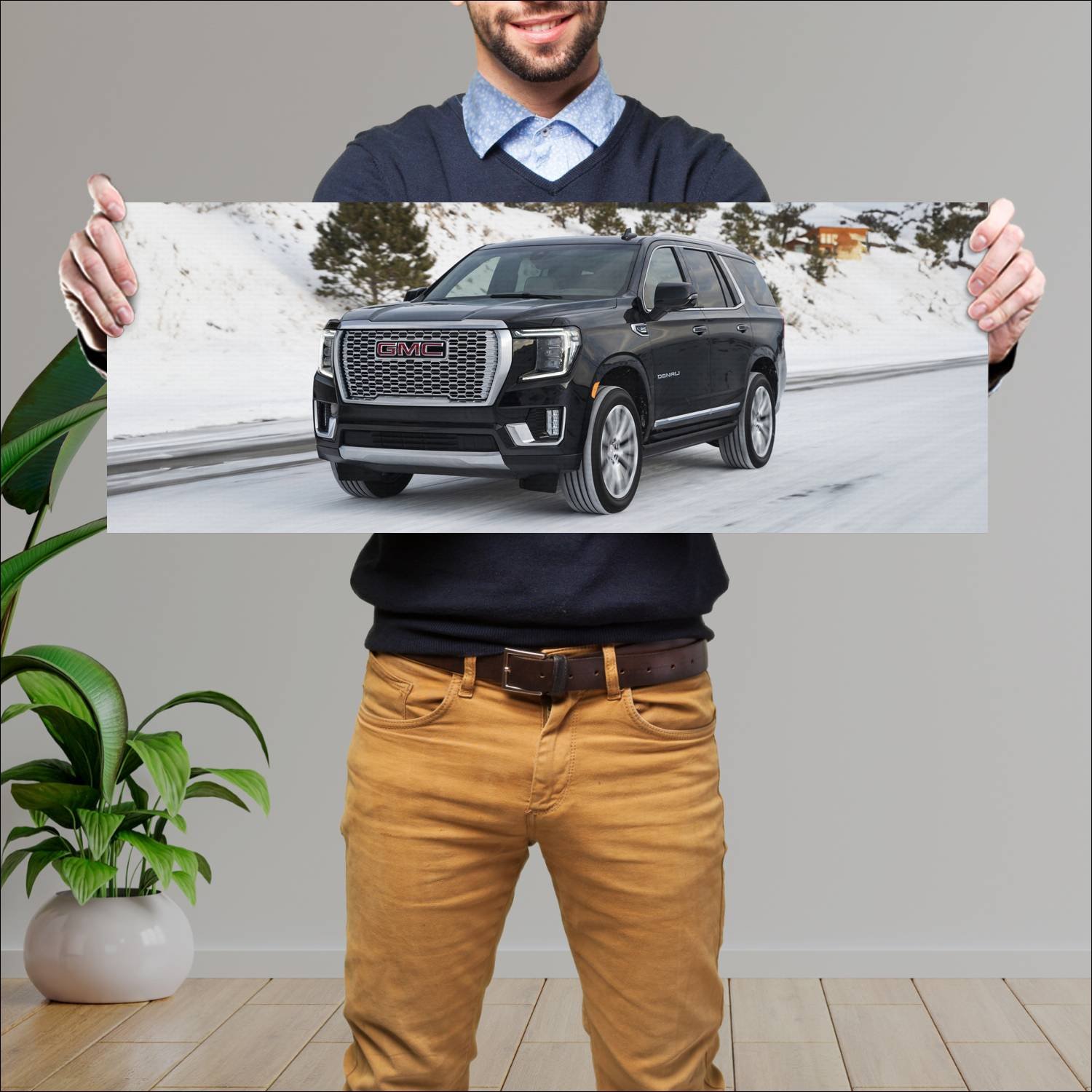 Cuadro grande 30x80cm 2021 gmc yukon denali auto 55 GMC