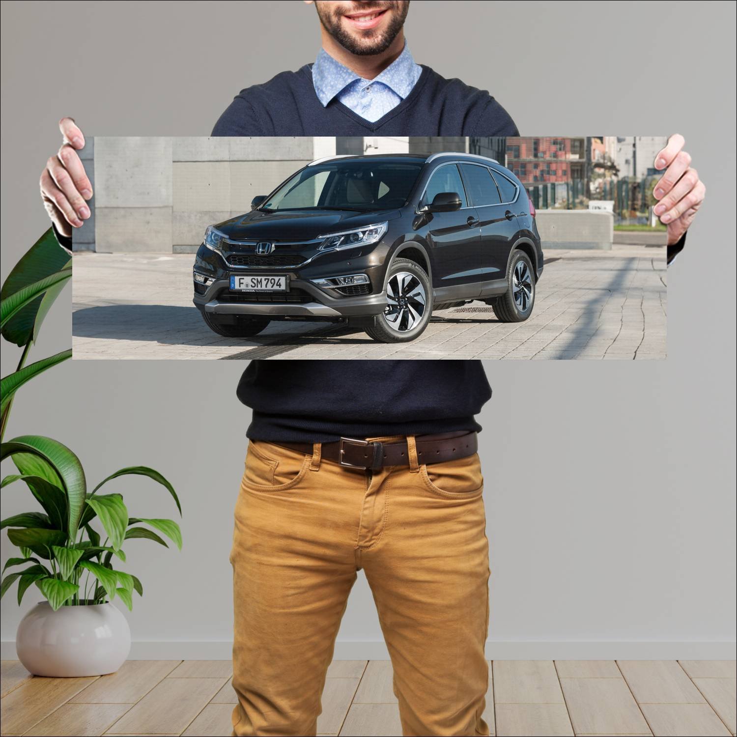 Cuadro grande 30x80cm 2015 honda cr v auto 73 Honda